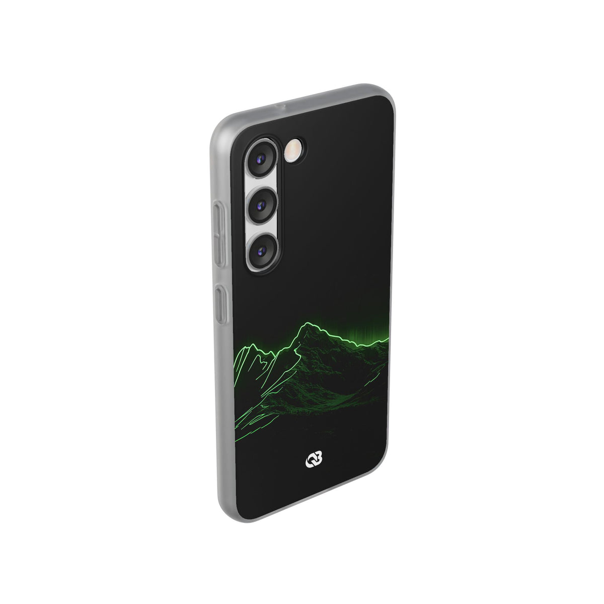 Nordic Mountain Contour · Lite Phone Case for Samsung · Black