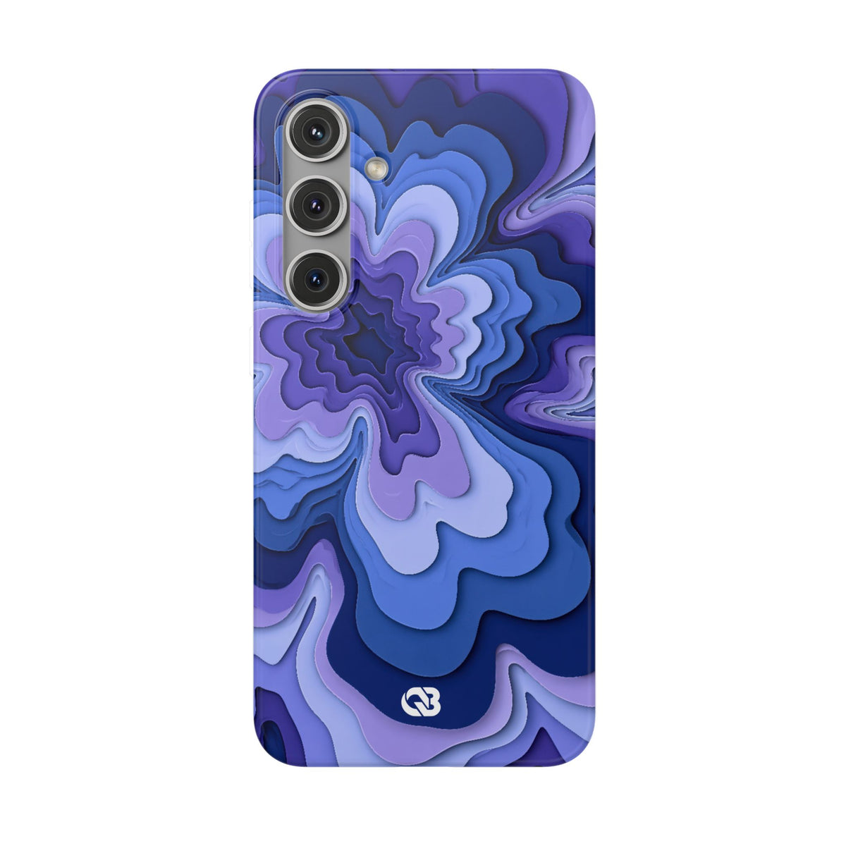 Periwinkle Strata Bloom · Lite Phone Case for Samsung · Purple