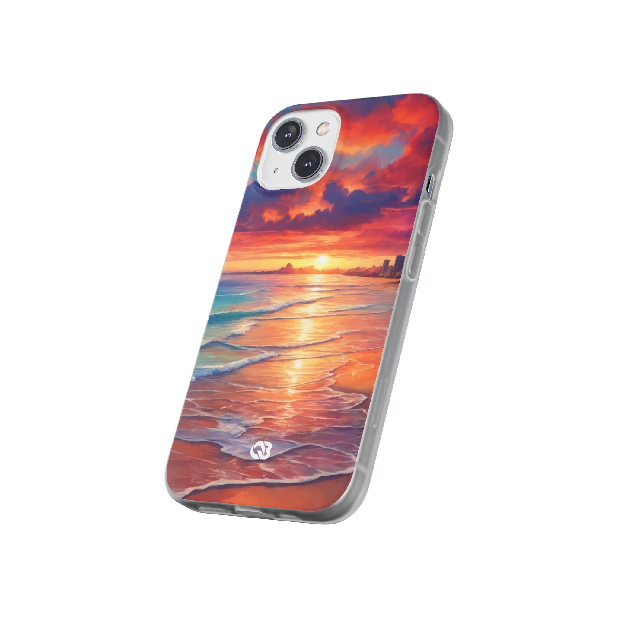 Crimson Shore Horizon · Soft Handyhülle für iPhone