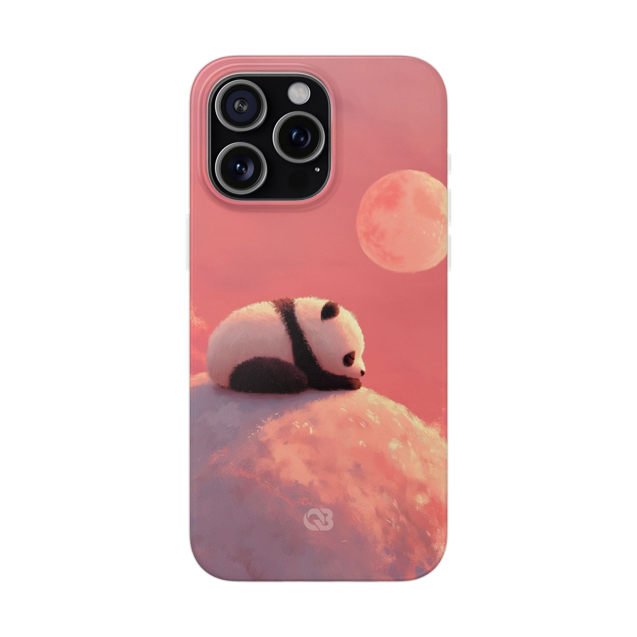 Rose Moon Panda · Soft Phone Case for iPhone