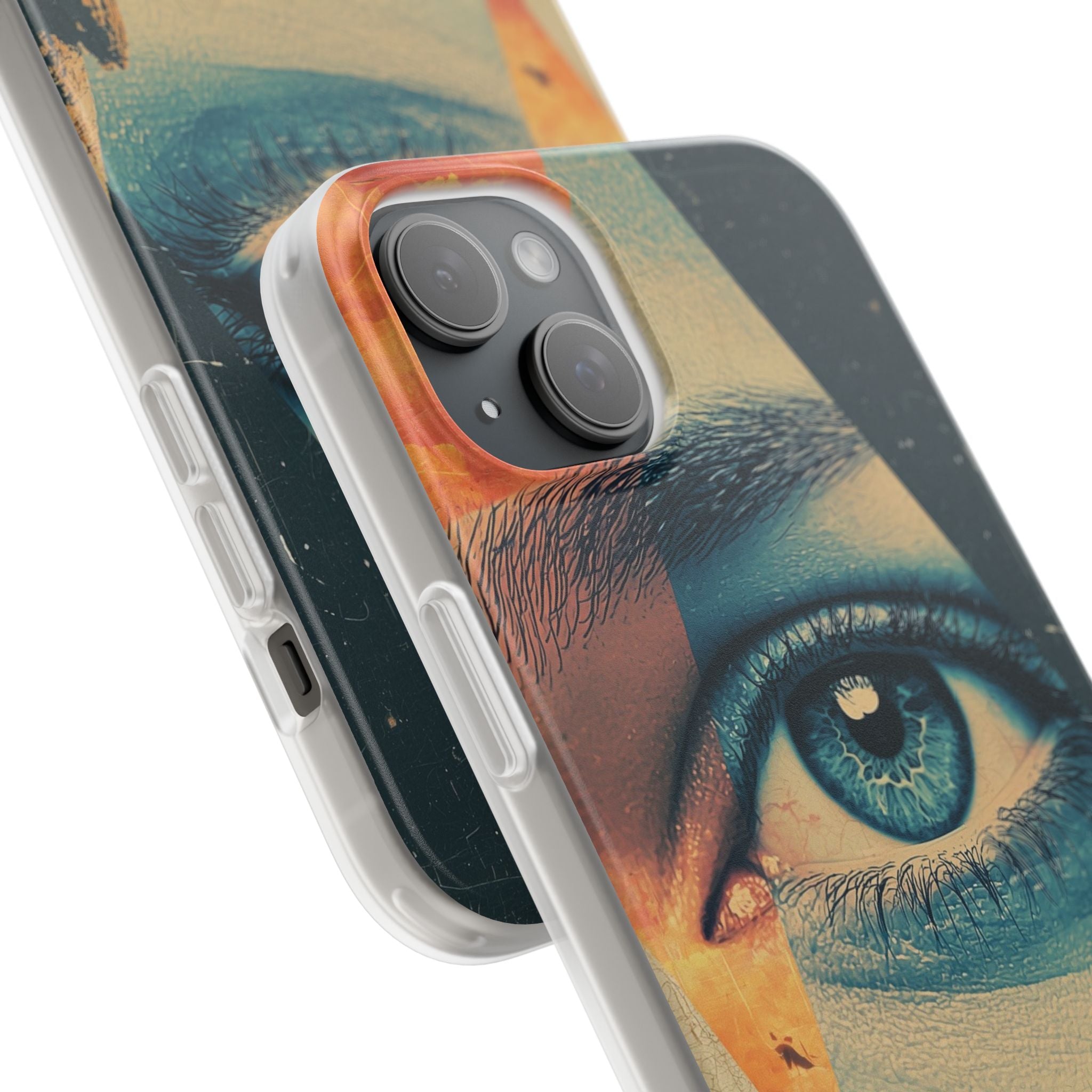 Fragmented Peak Gaze · Soft Phone Case for iPhone