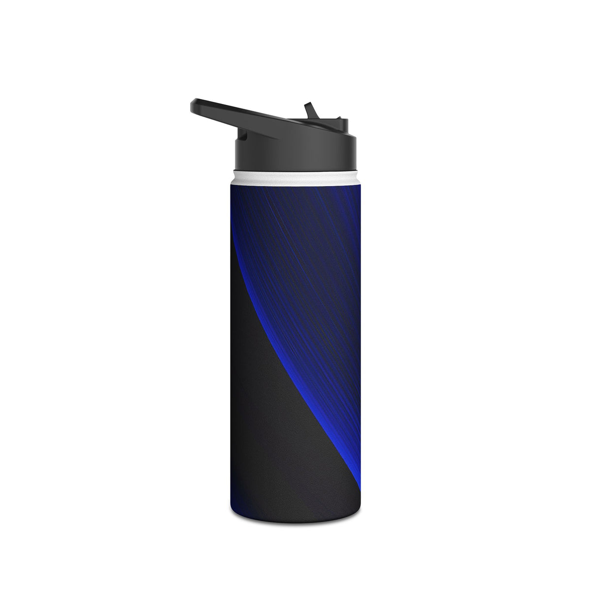 Cobalt Ridge Waves · Insulated Water Bottle · Blue