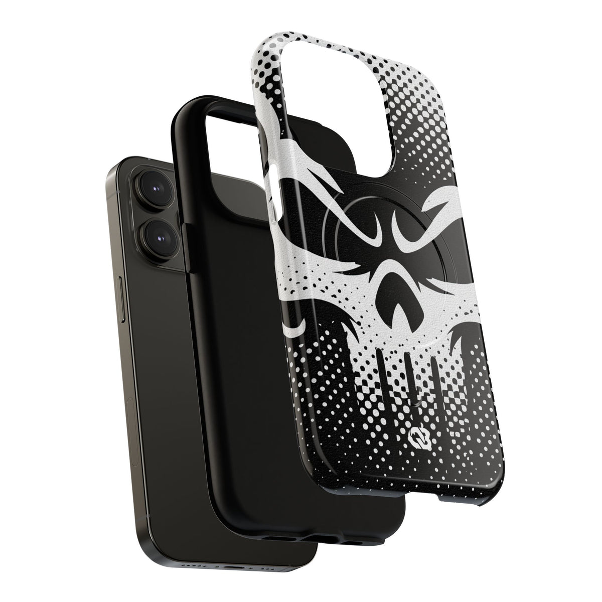 Phantom Halftone · Tough 2.0 Magnetic Phone Case for iPhone · Black