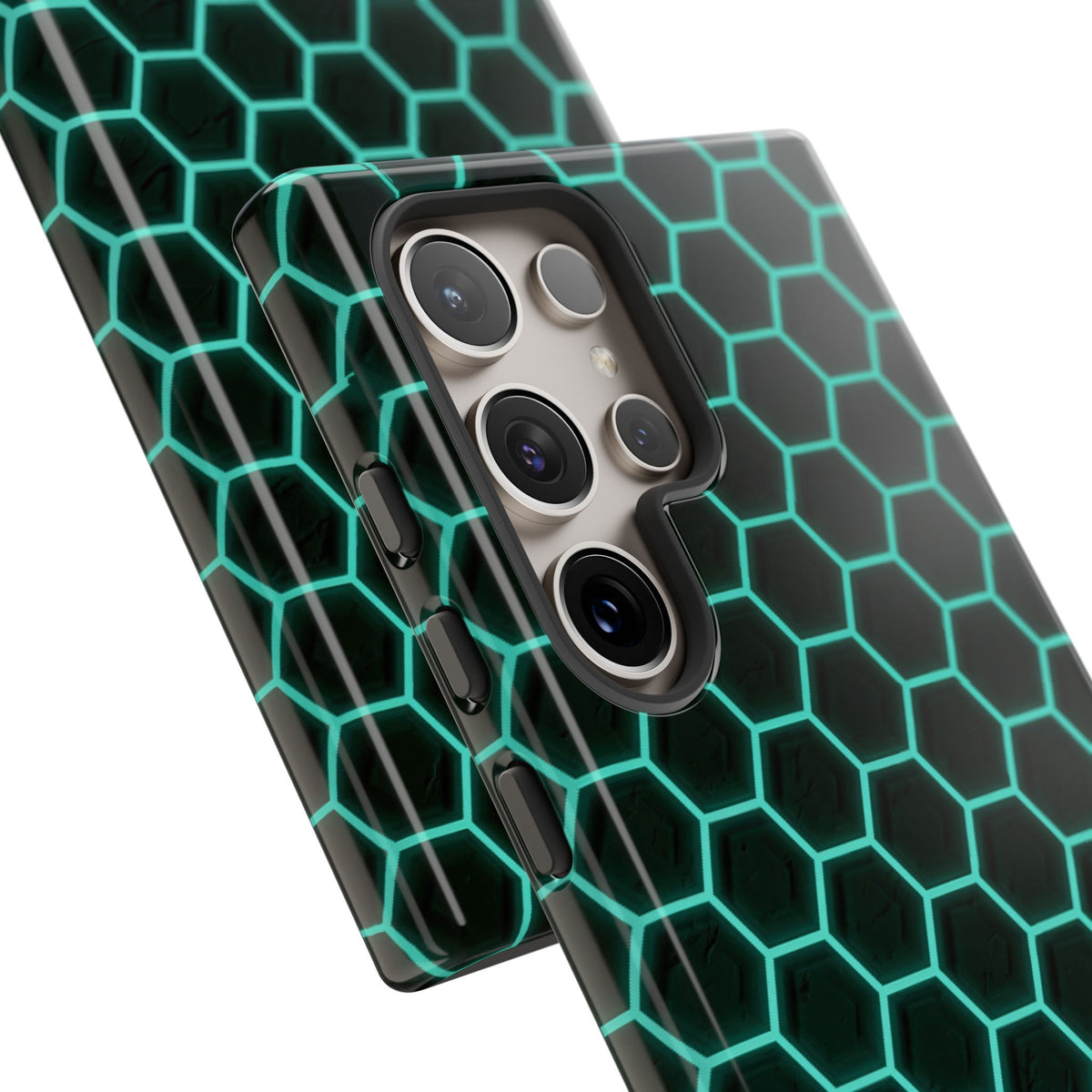 Neon Hex Spectrum · Tough Phone Case for Samsung · Teal