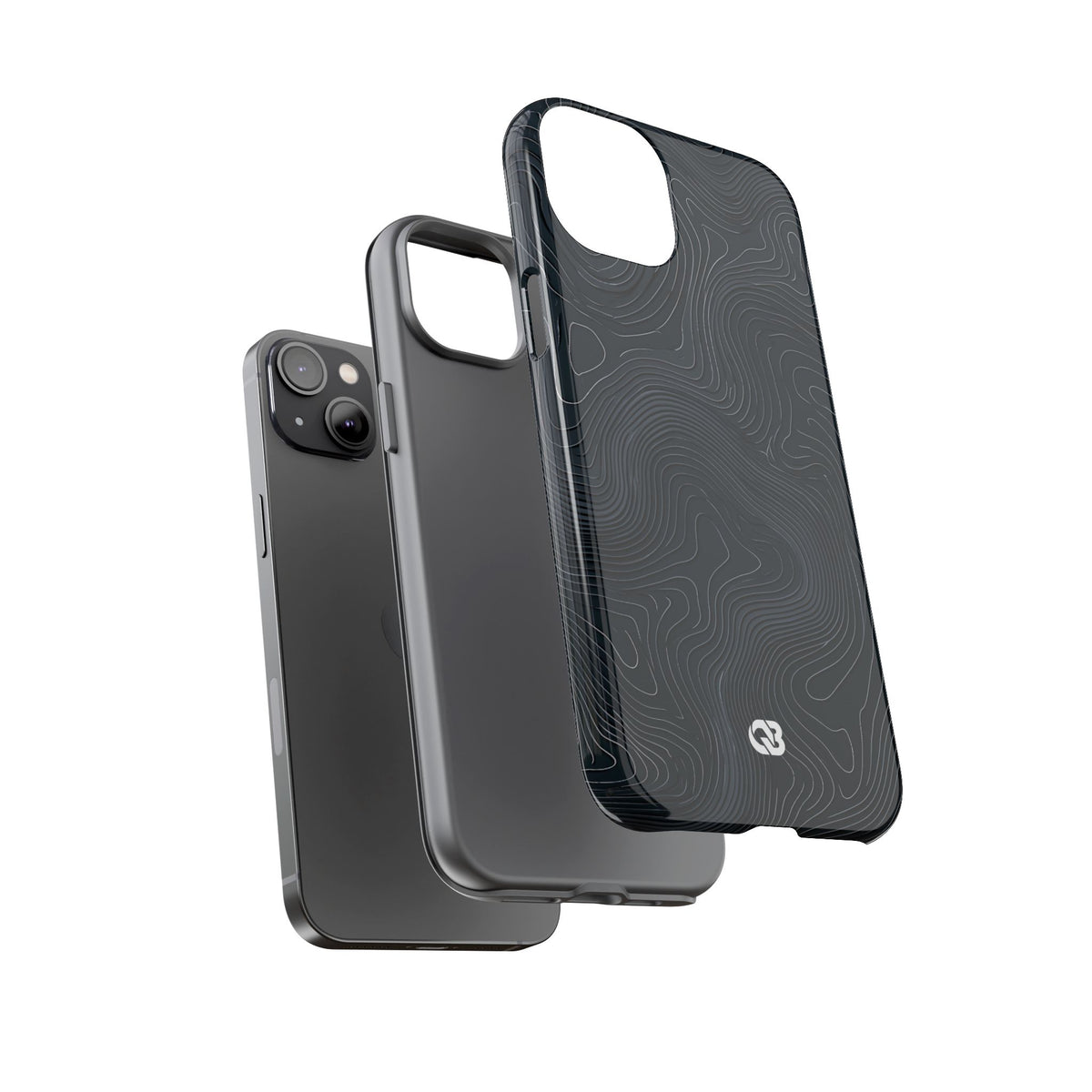 Obsidian Elevation · Tough Phone Case for iPhone · Black