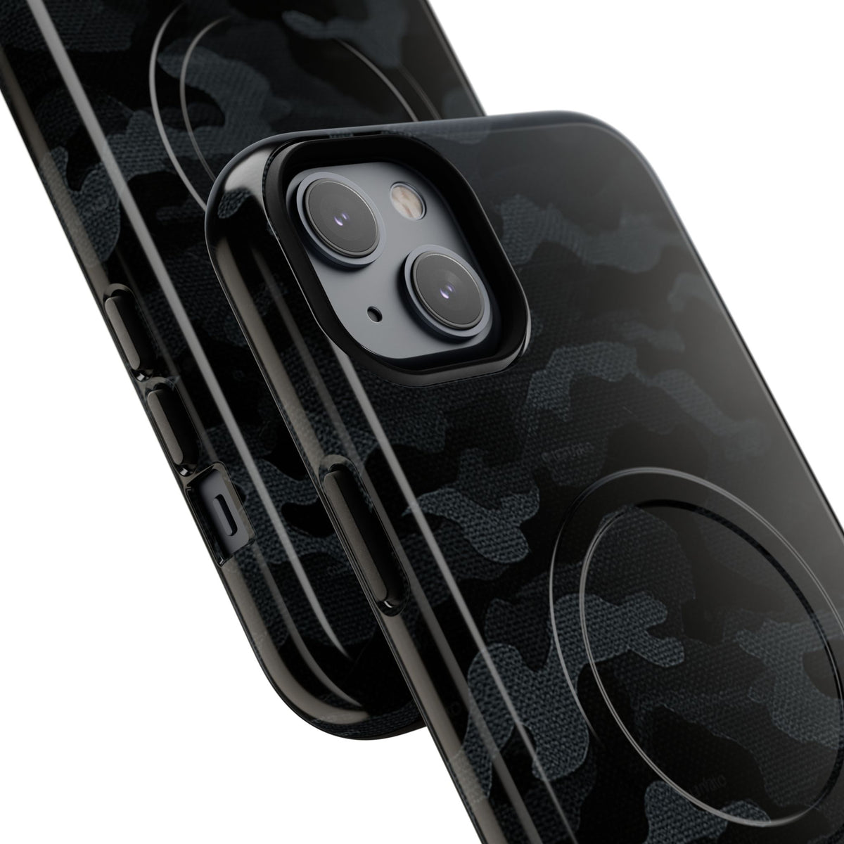 Blackout Urban Camo · Tough 2.0 Magnetic Phone Case for iPhone · Black
