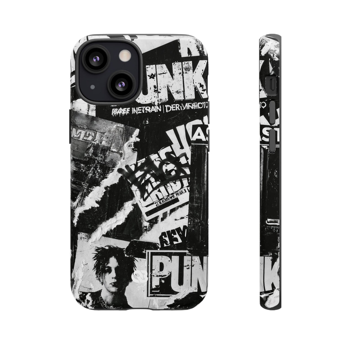 Underground Punk Collage · Tough Phone Case for iPhone · Black