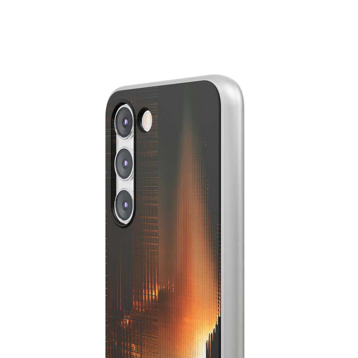 Luminous Grid · Lite Phone Case for Samsung · Black