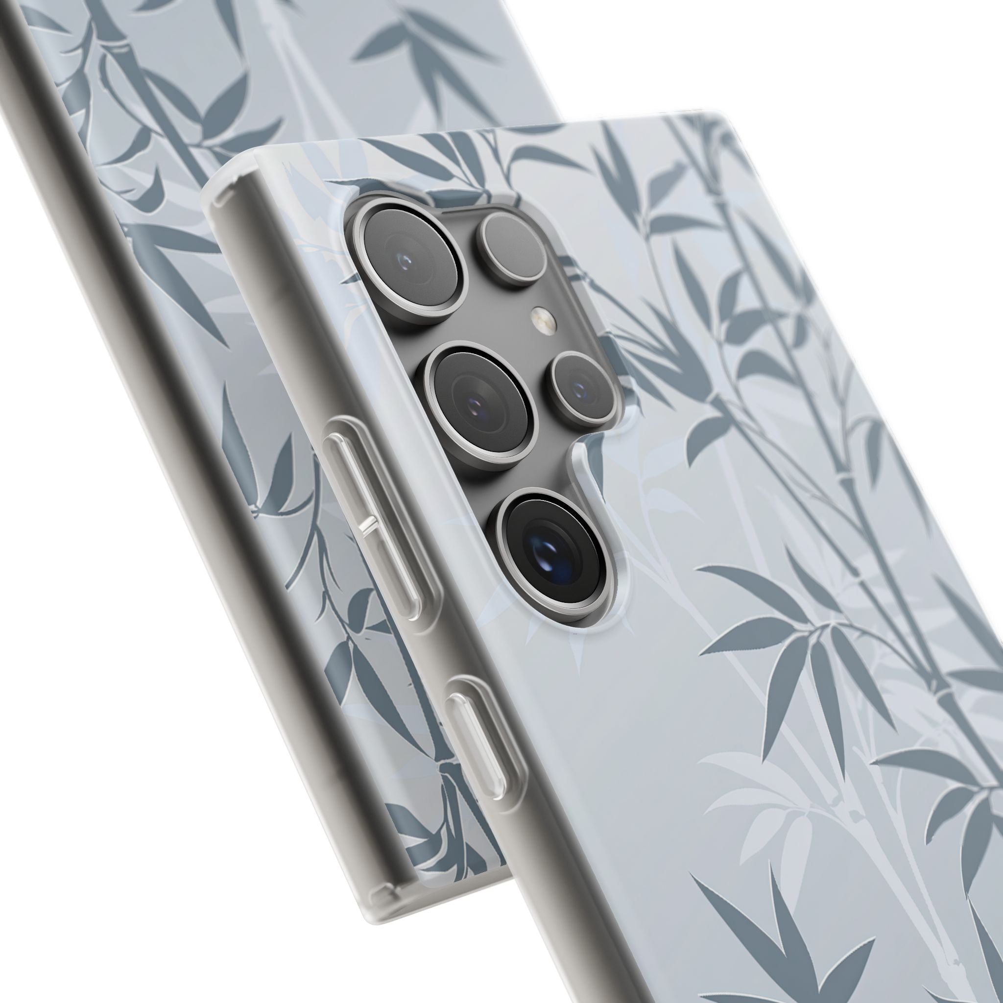 Blue Lite Phone Case for Samsung - Slate Bamboo Shadow