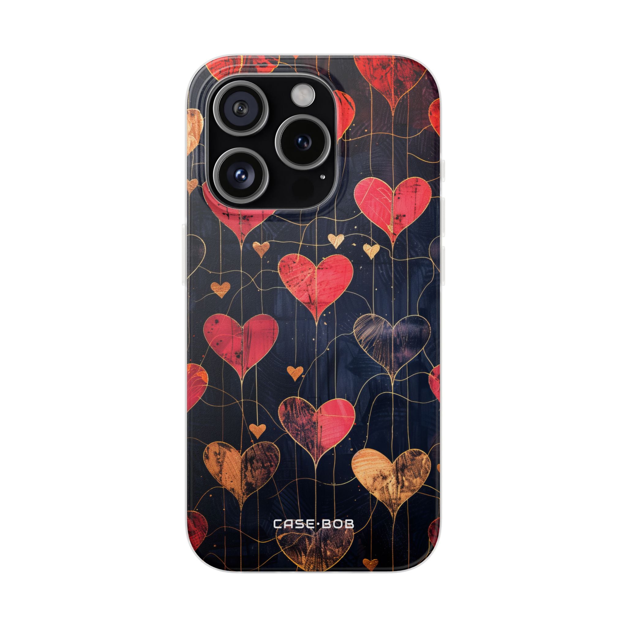 Golden Hearts Network iPhone 15 Pro Case - Soft