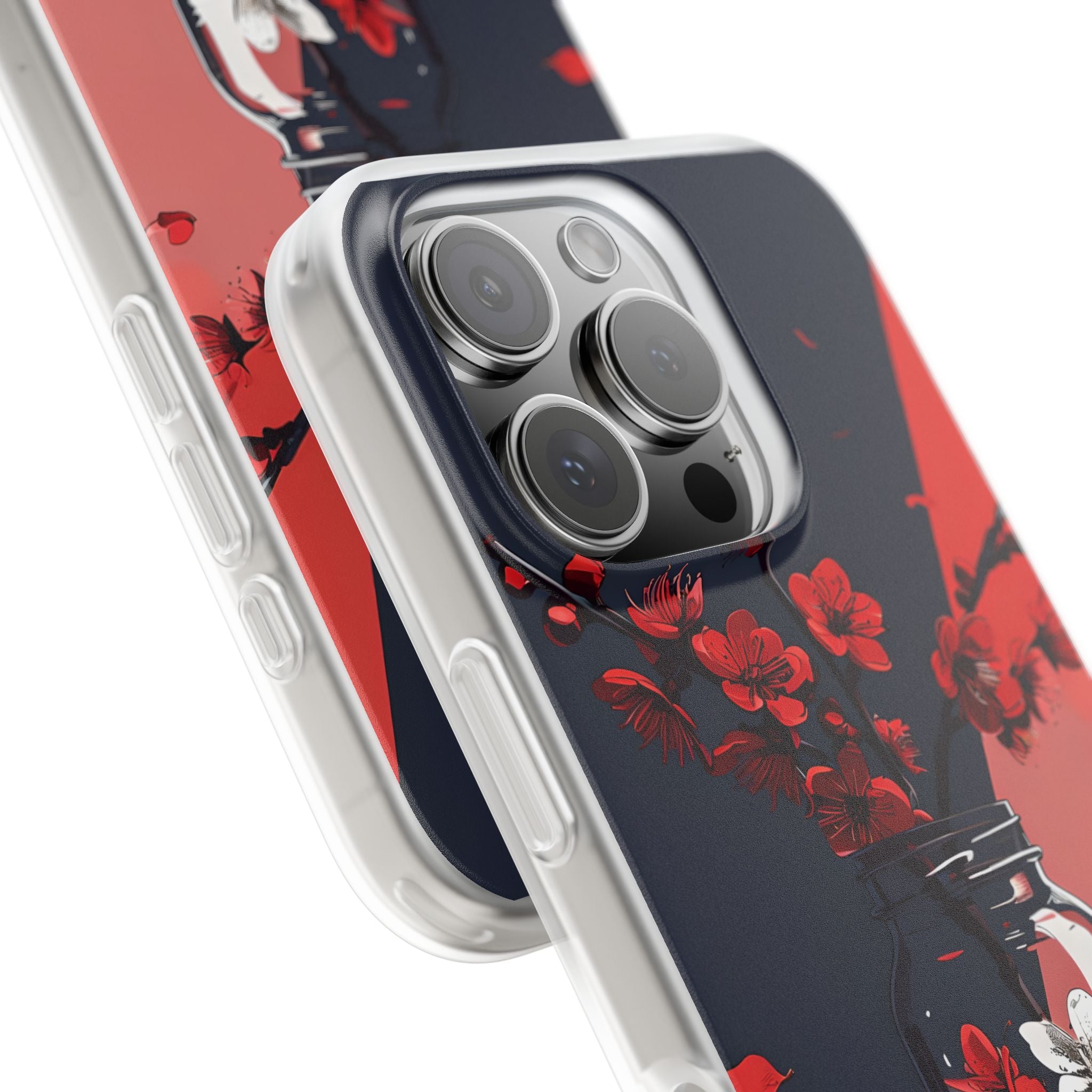 Crimson Blossom Jar · Soft Coque de téléphone pour iPhone