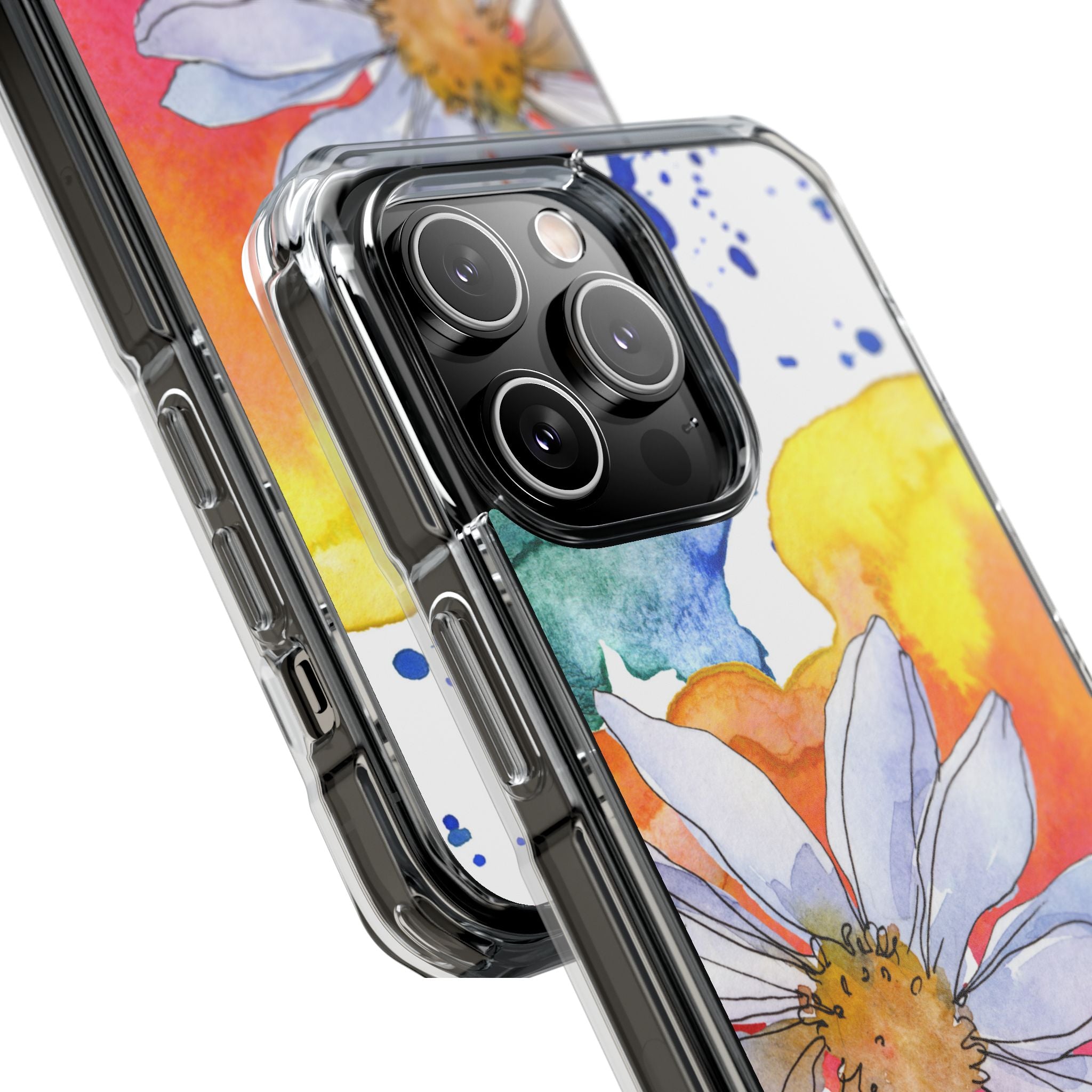 Vivid Bloom Splatter · Impact Phone Case for iPhone · Magsafe