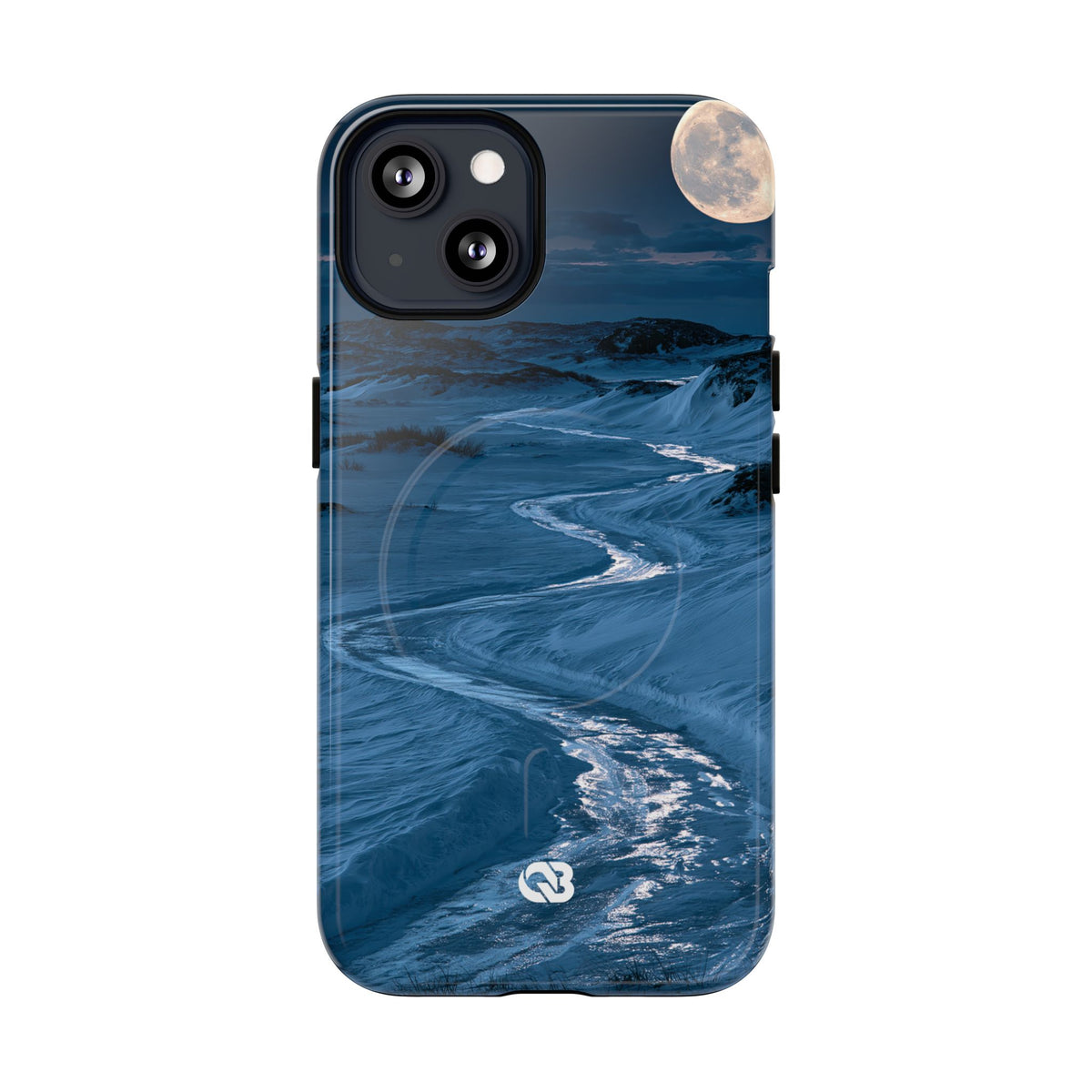 Arctic Moon Drift · Tough 2.0 Magnetic Phone Case for iPhone · Blue