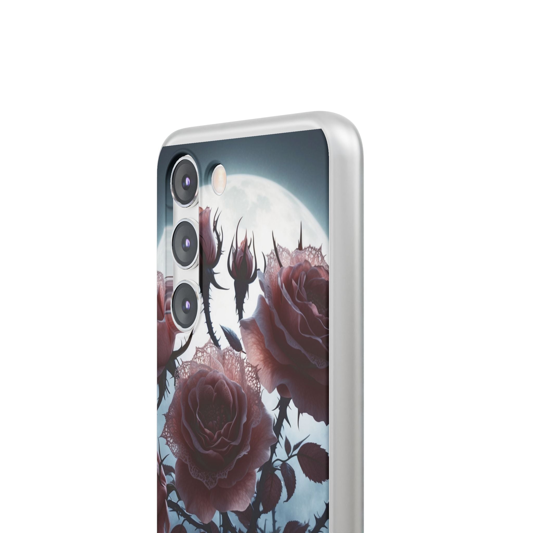 Lunar Lace Petals · Soft Phone Case for Samsung
