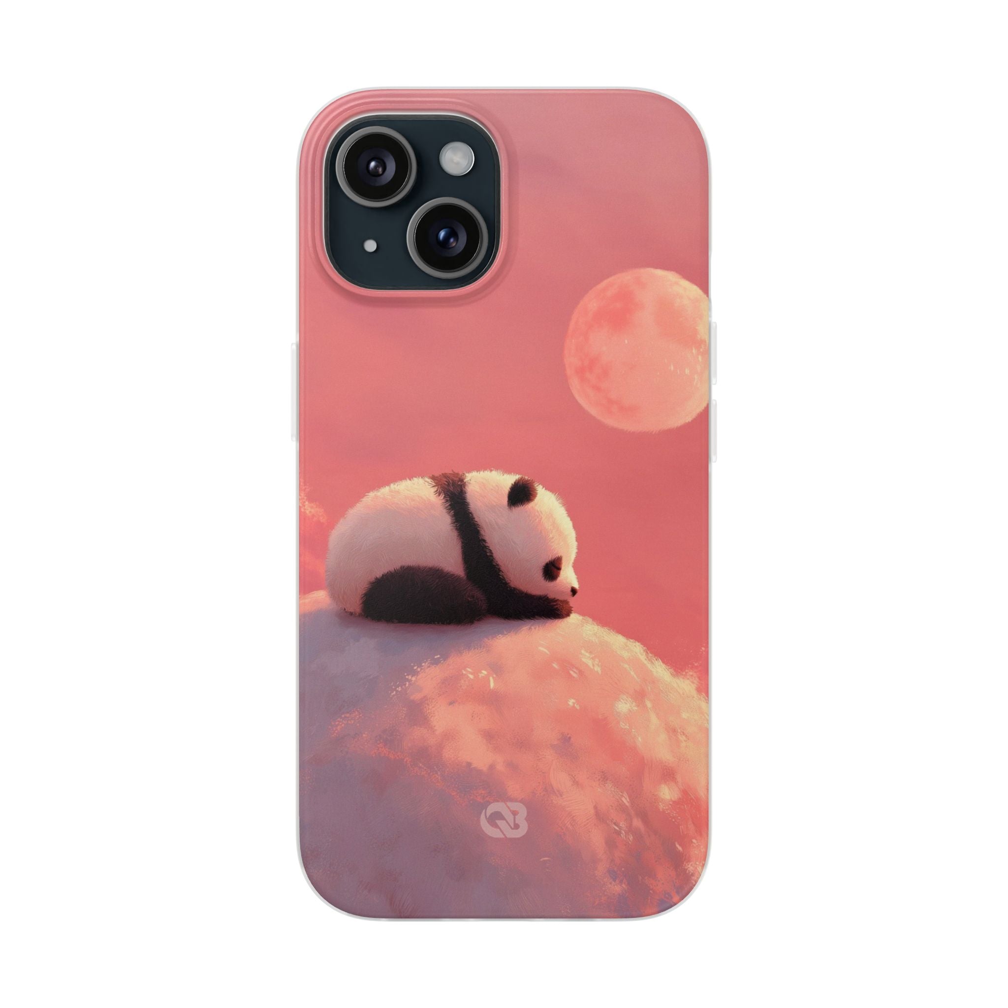 Rose Moon Panda · Soft Phone Case for iPhone