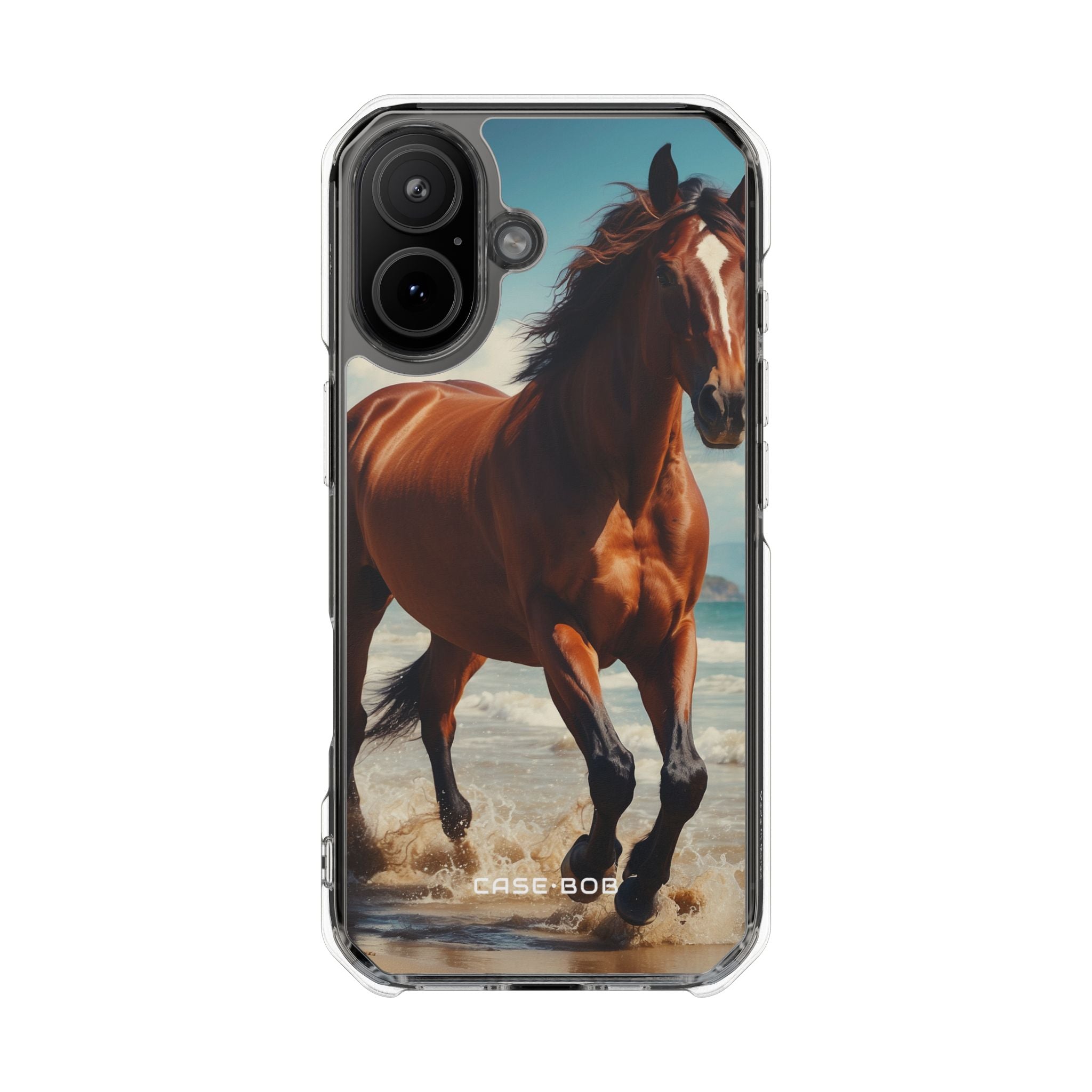 Brown Horse Splash iPhone 17 Case - Impact