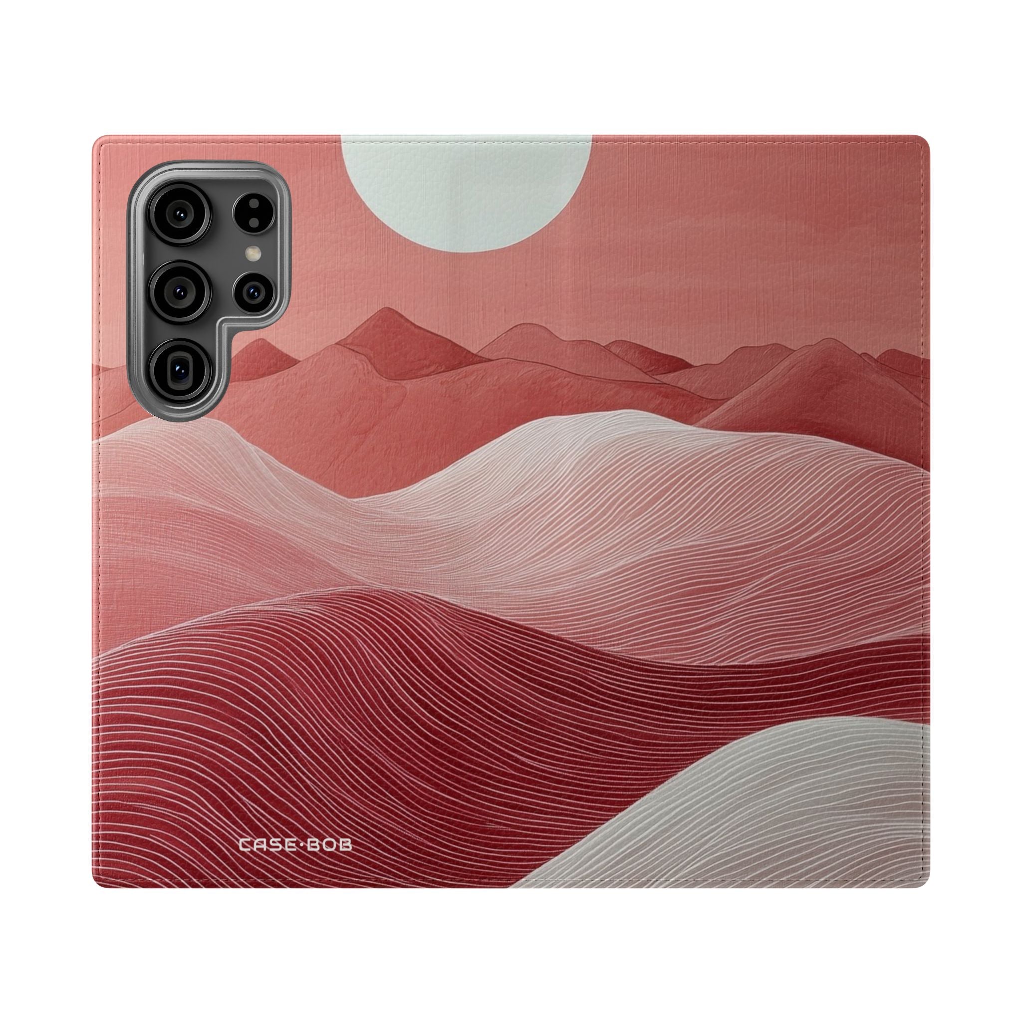 White Orb Dunes - Samsung S23 Ultra Case - Wallet