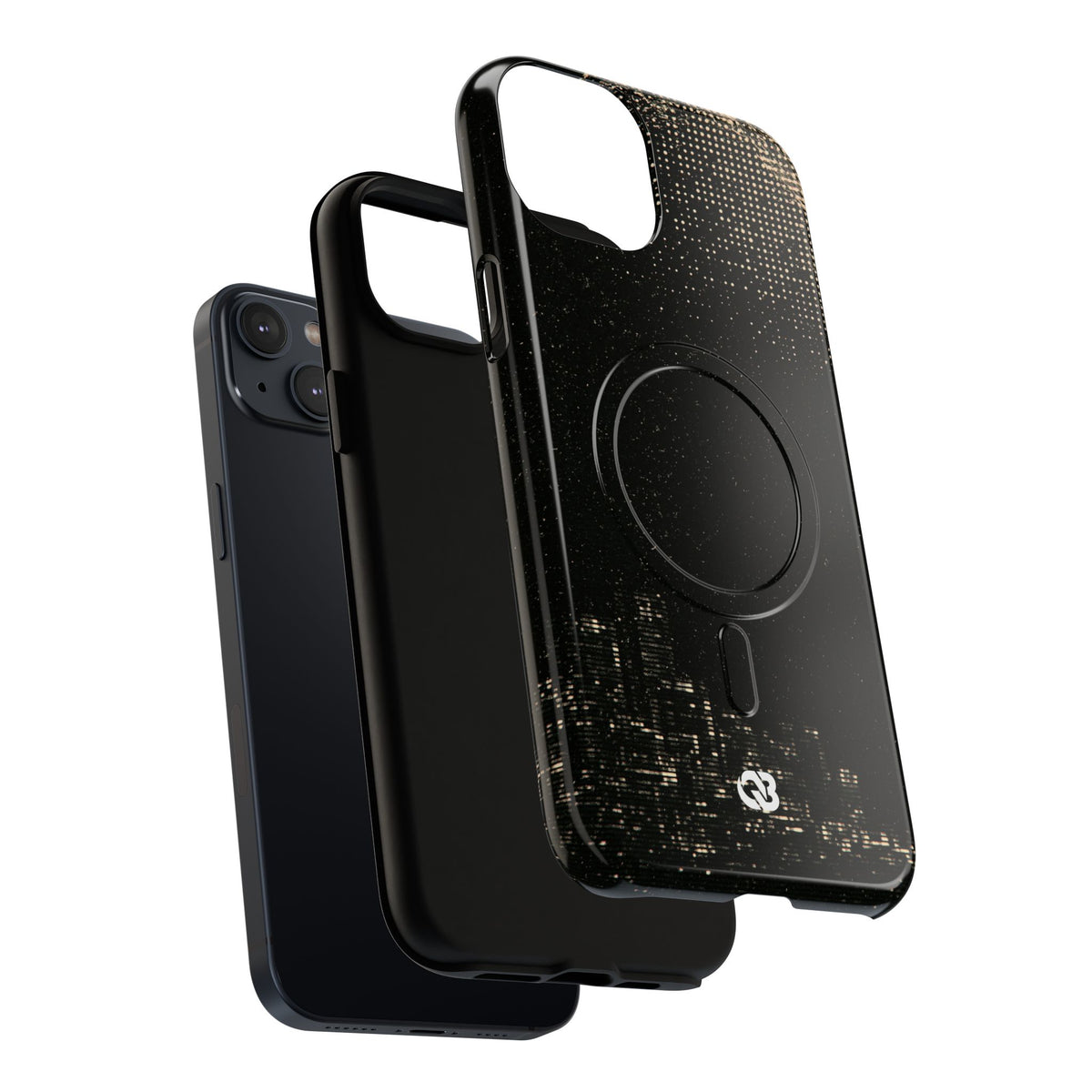 Lunar Metropolis Nocturne · Tough 2.0 Magnetic Phone Case for iPhone · Black
