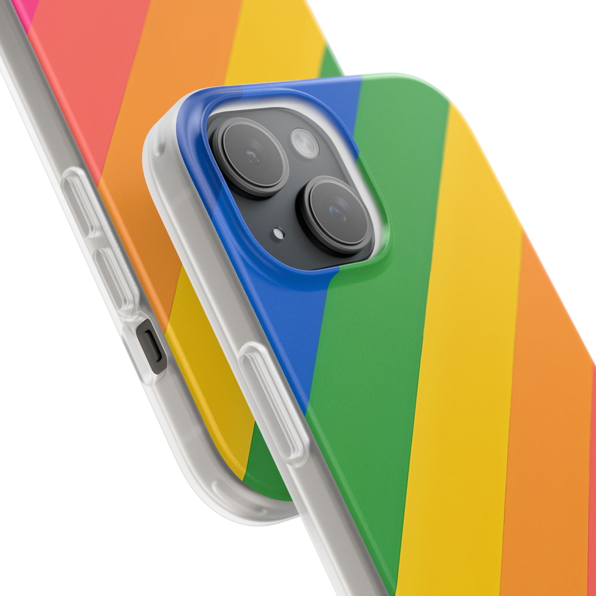 Vibrant Spectrum Slope · Soft Phone Case for iPhone