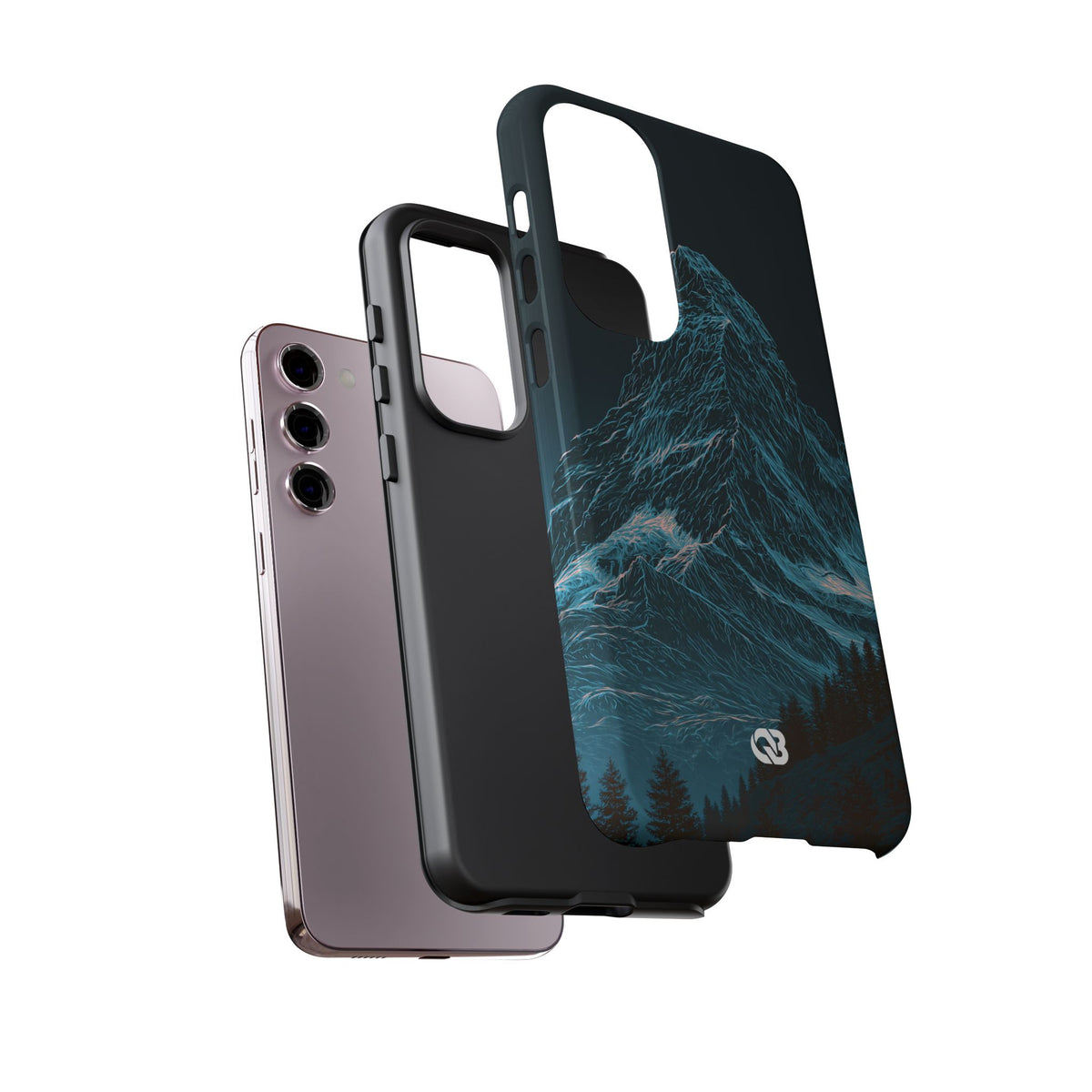 Glacial Alpine Peak · Tough Phone Case for Samsung · Blue