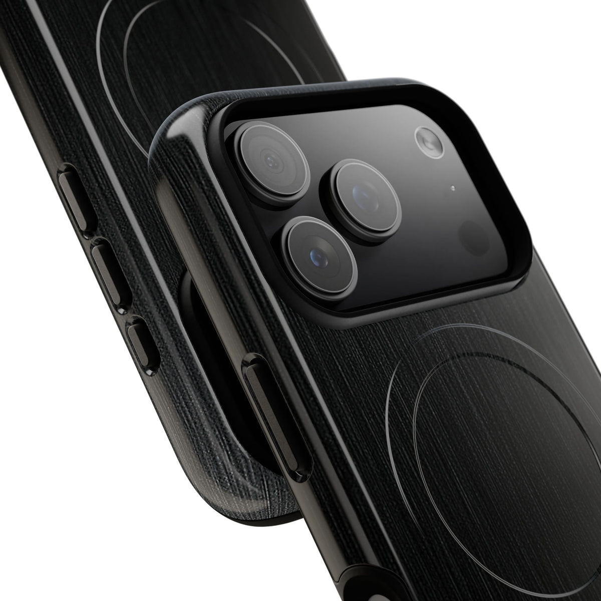 Black Tough 2.0 Magsafe Phone Case for iPhone - Brushed Obsidian Slate