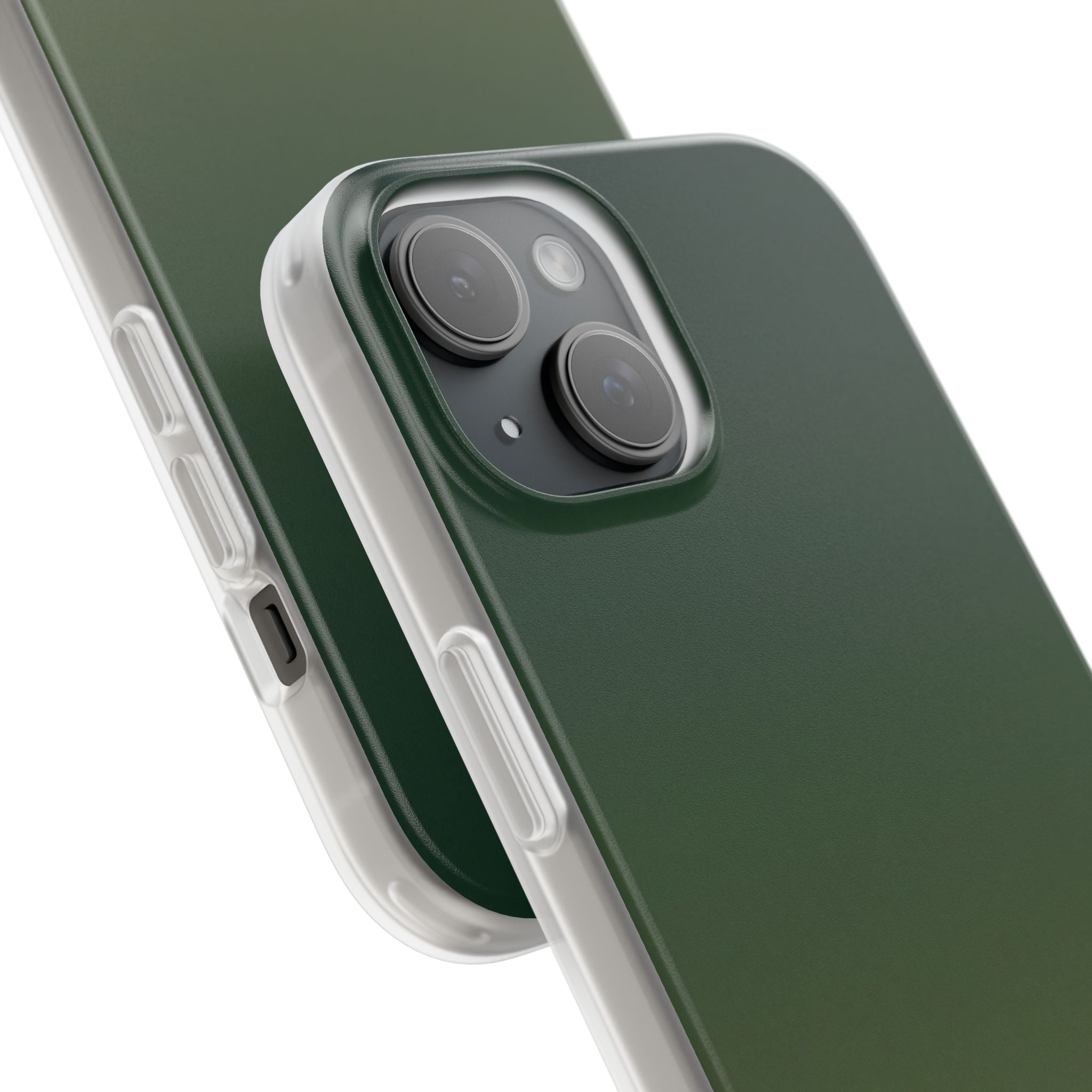 Green Lite Phone Case for iPhone - Shadow Moss Grain