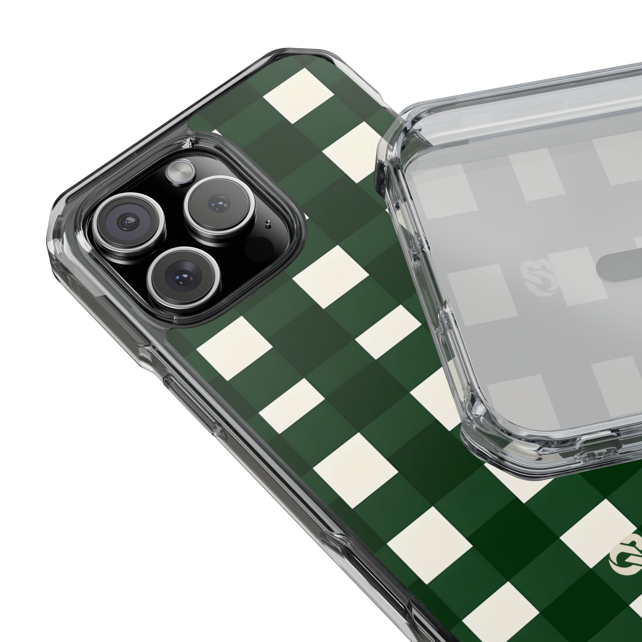 Hunter Green Rutig · Impact Mobilskal för iPhone · Magsafe