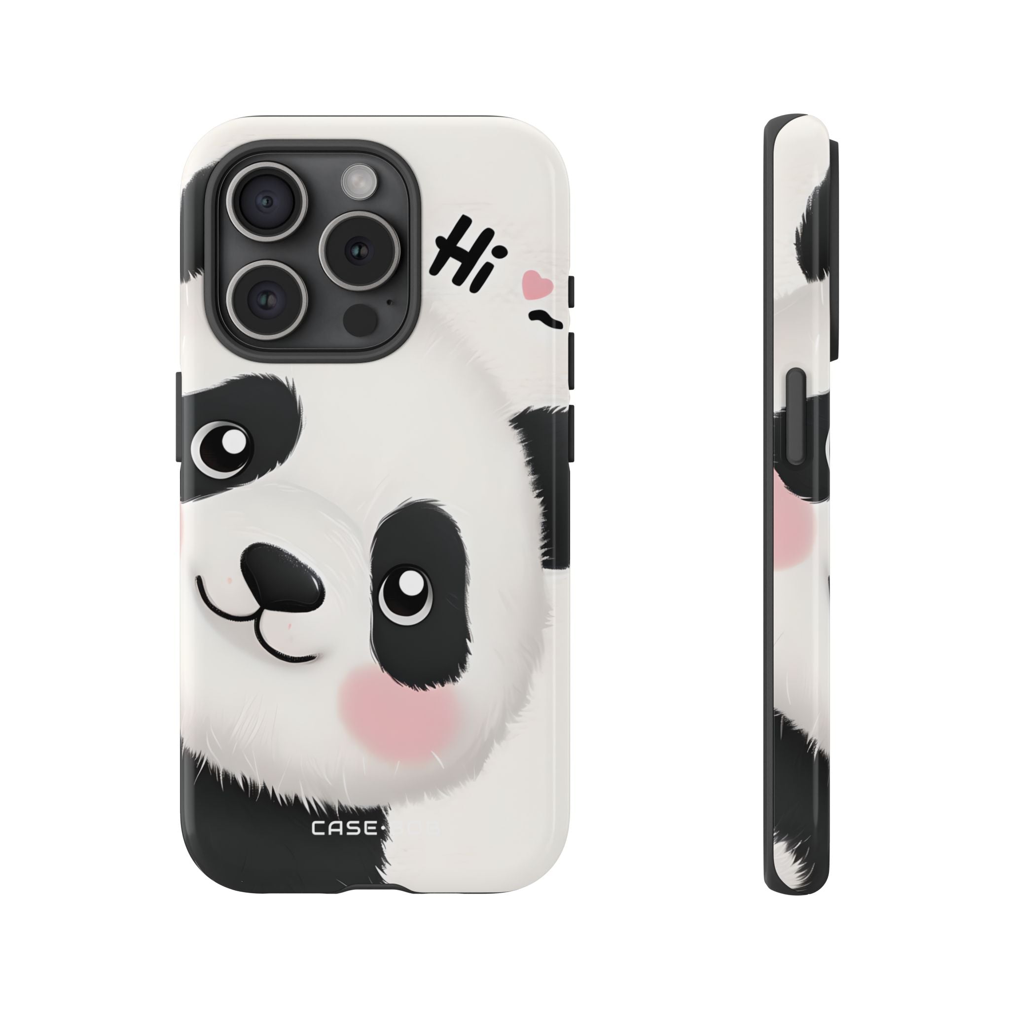 Panda Glow iPhone 15 Pro Case - Tough