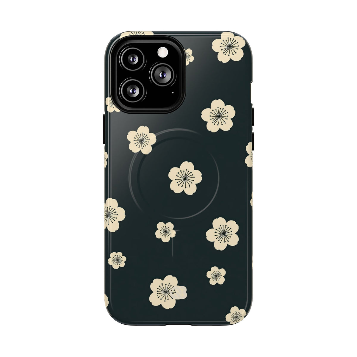 Midnight Sakura Bloom · Tough 2.0 Magnetic Phone Case for iPhone · Black
