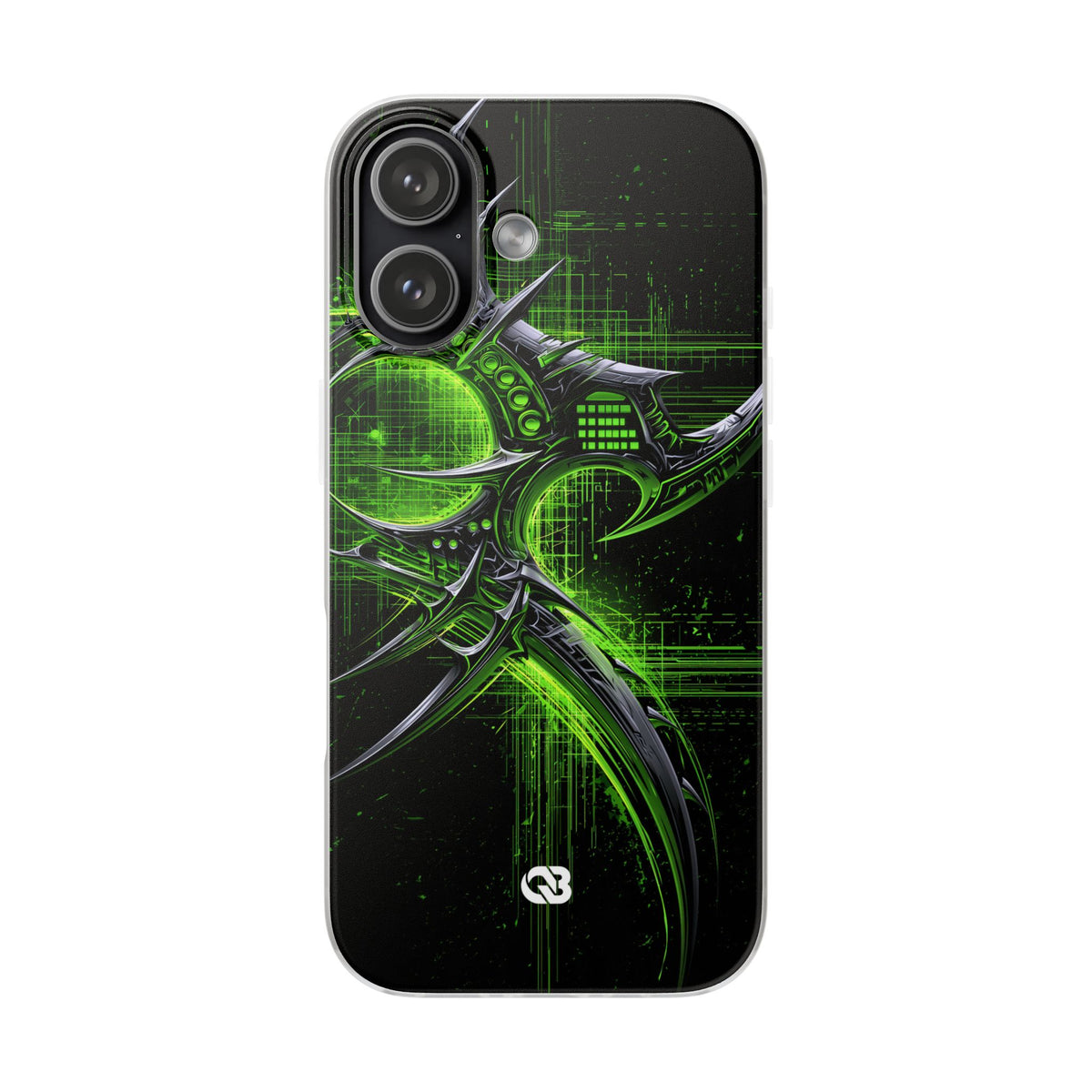 Cyber Sigil Grid · Lite Phone Case for iPhone · Green