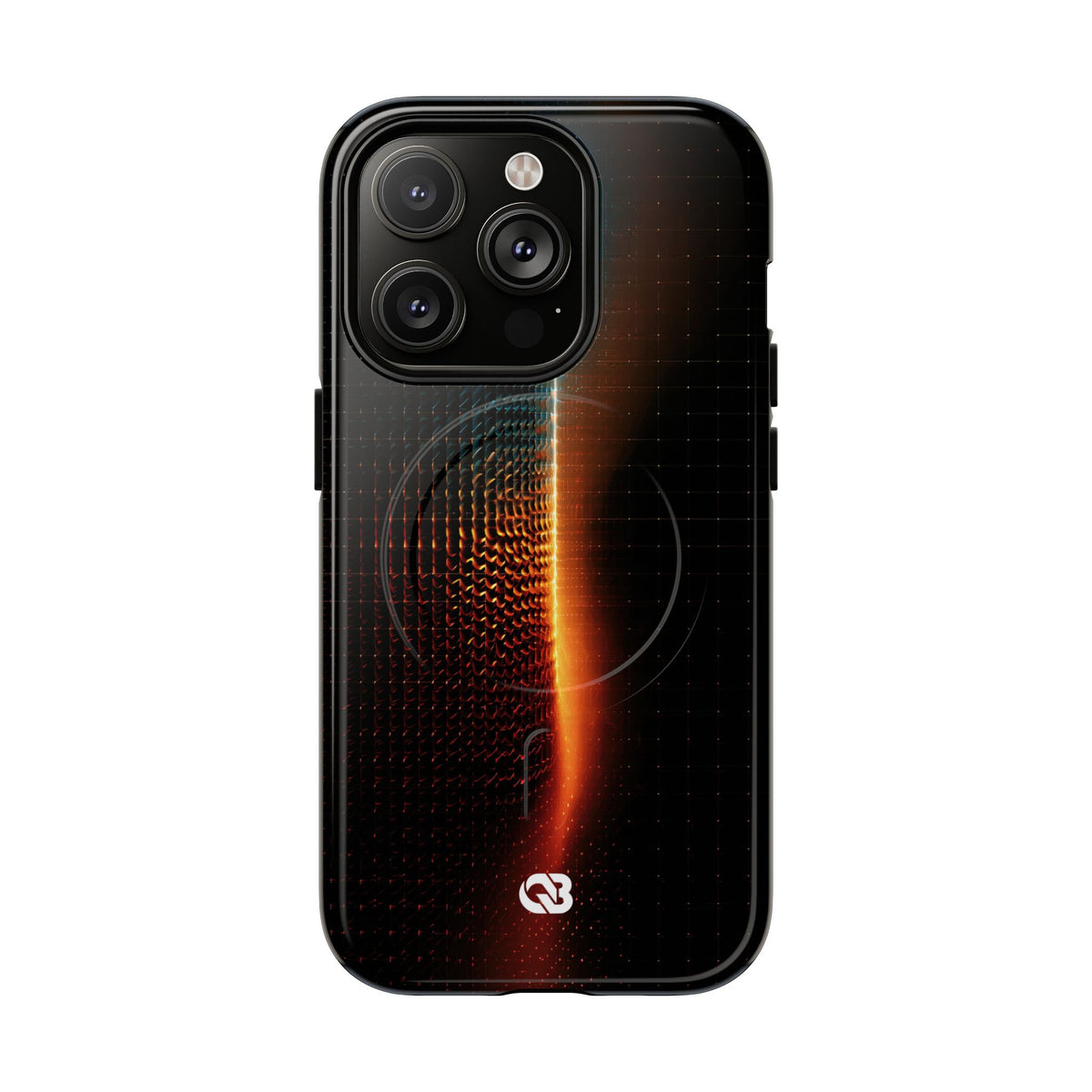 Luminous Refraction Grid · Tough 2.0 Magnetic Phone Case for iPhone · Black