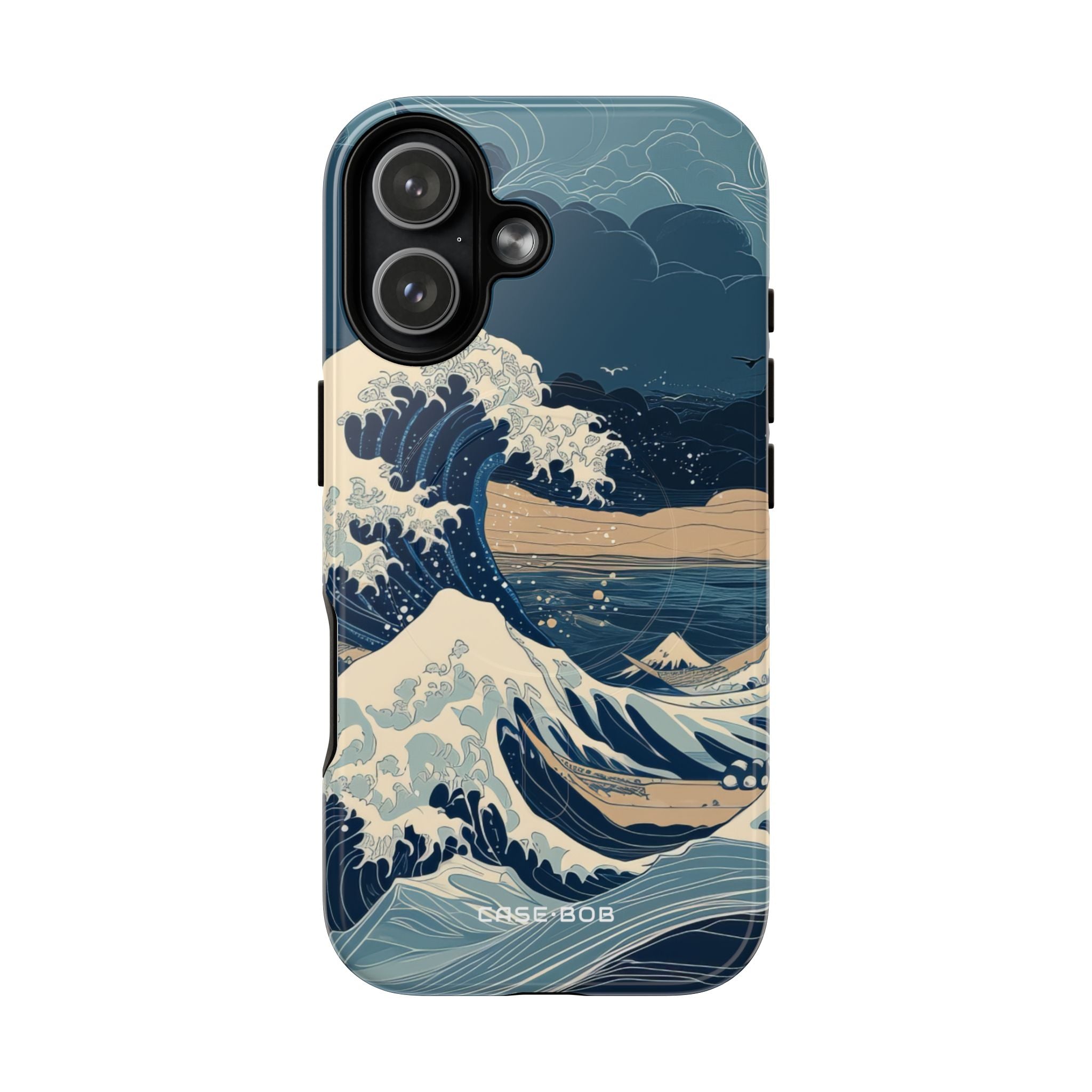 Cresting Blue Wave iPhone 17 Case - Tough+ - CASE•BOB