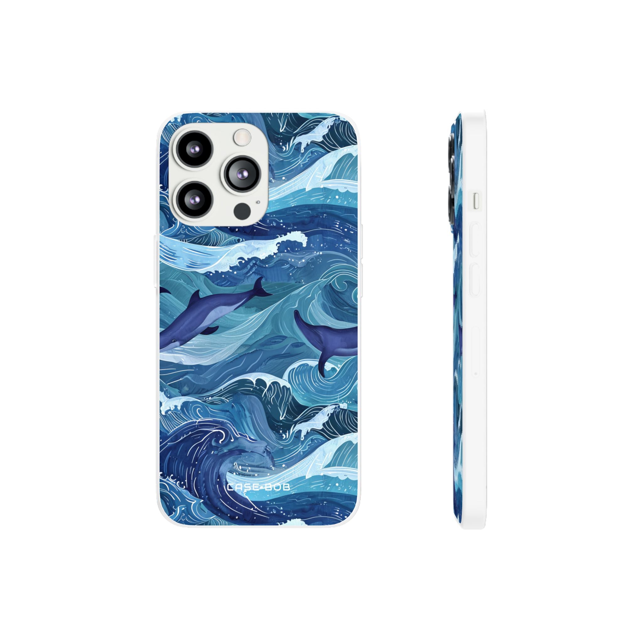 Dolphin Waves iPhone 13 Pro - Soft