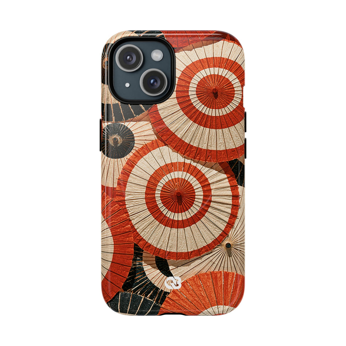 Vermilion Wagasa Motif · Tough 2.0 Magnetic Phone Case for iPhone · Red