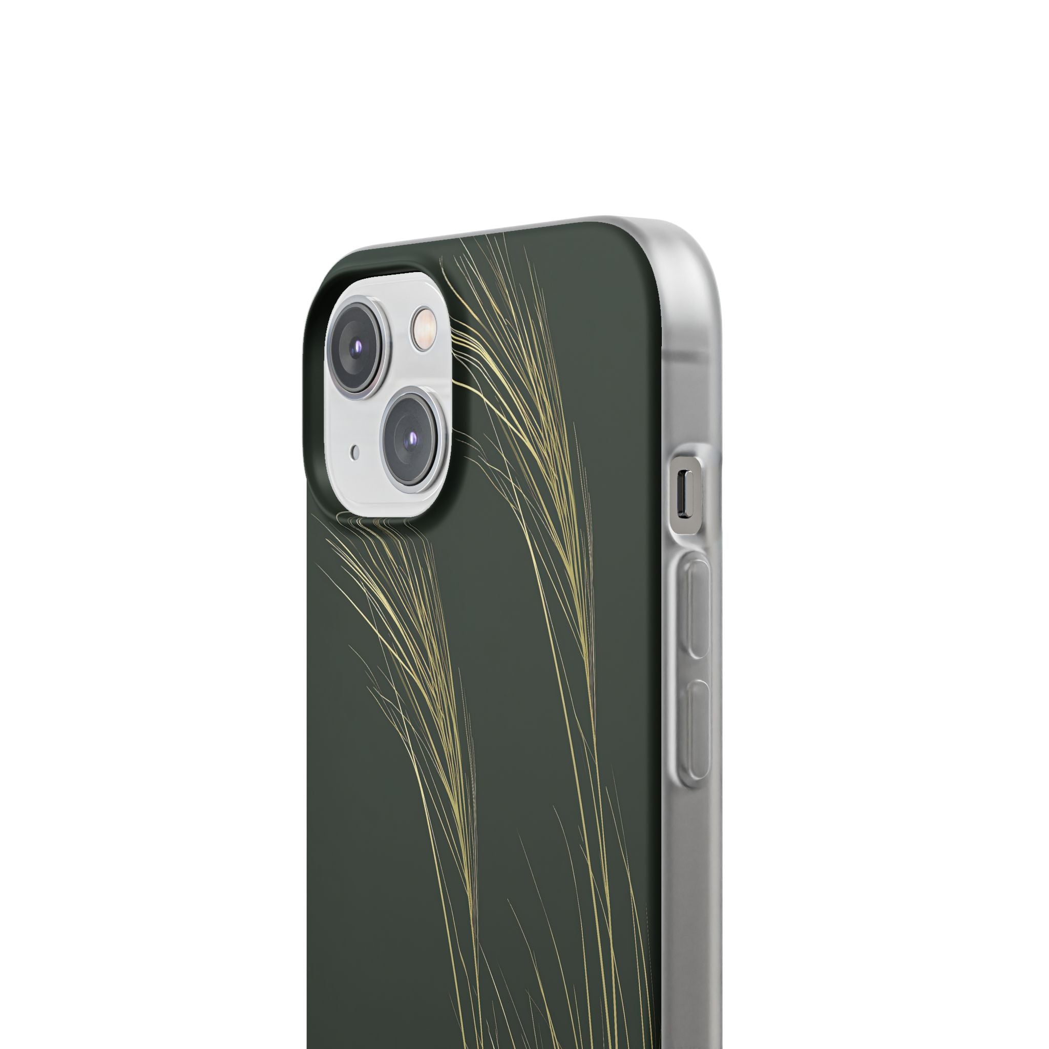 Green Lite Phone Case for iPhone - Midnight Gilded Grass