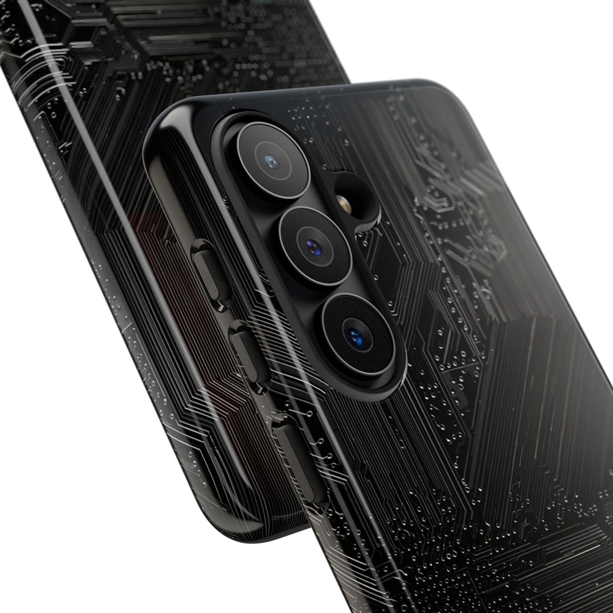 Obsidian Circuitry · Tough Phone Case for Samsung · Black