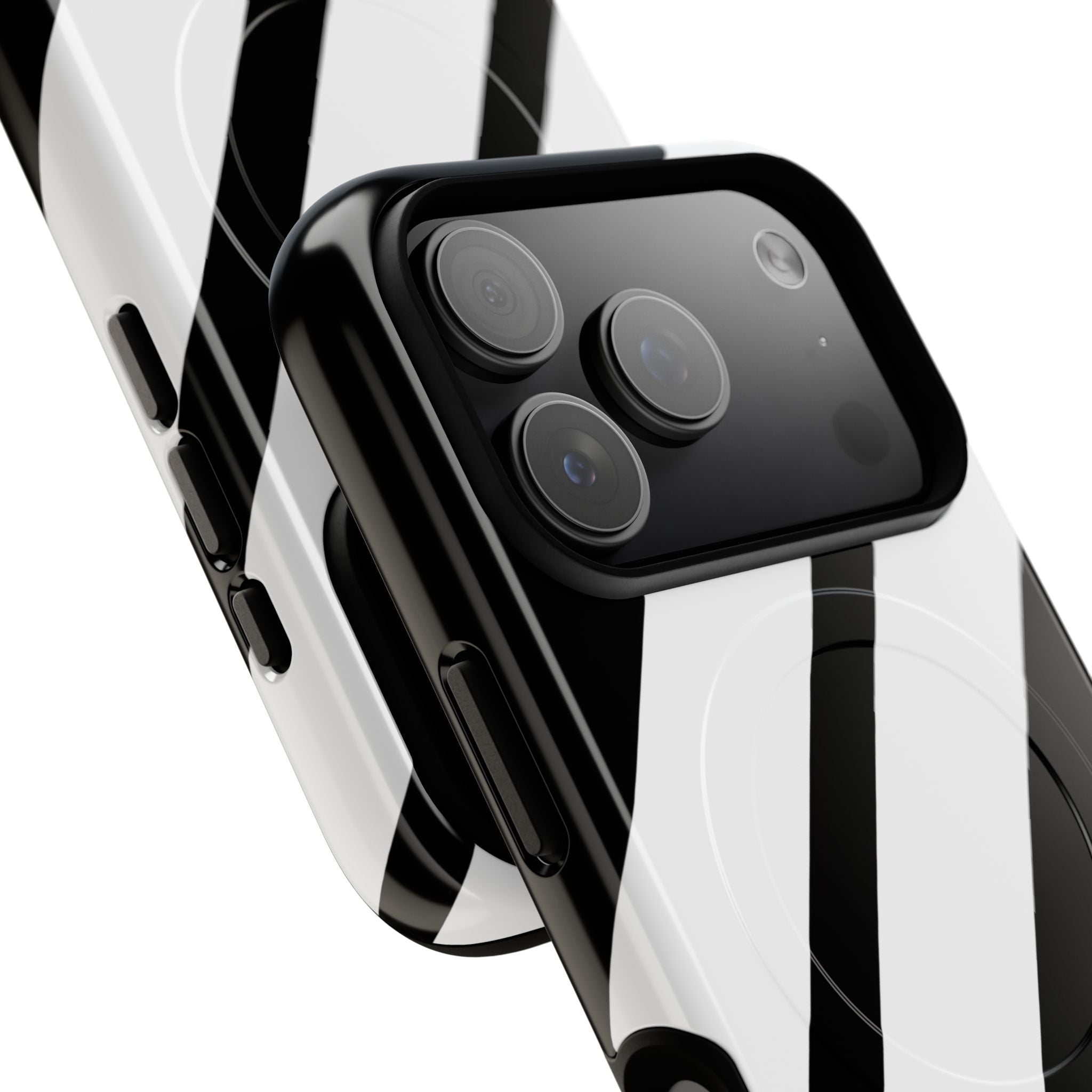 Obsidian White Bars · Tough+ Phone Case for iPhone · Magsafe