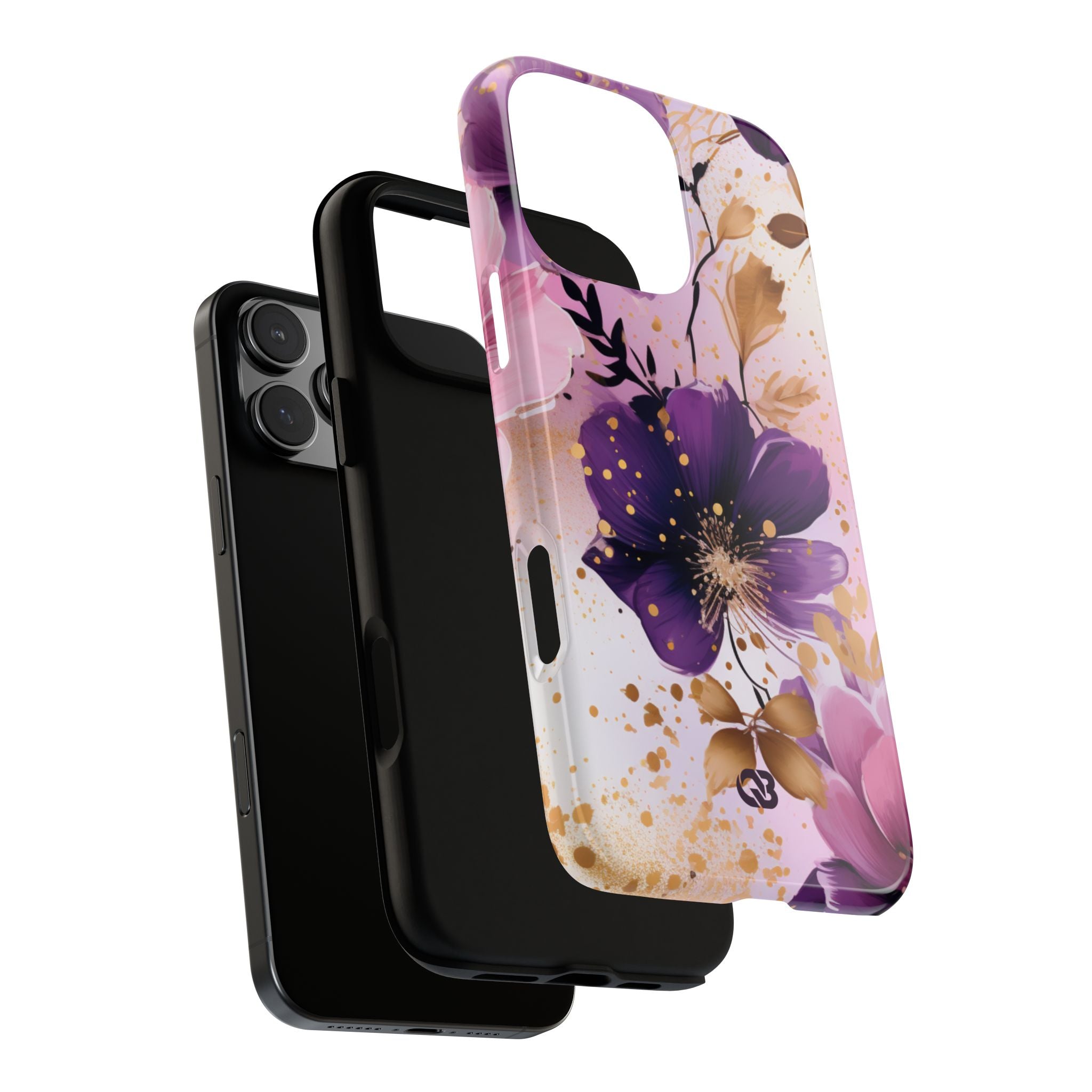 Gilded Violet Bloom · Tough Phone Case for iPhone