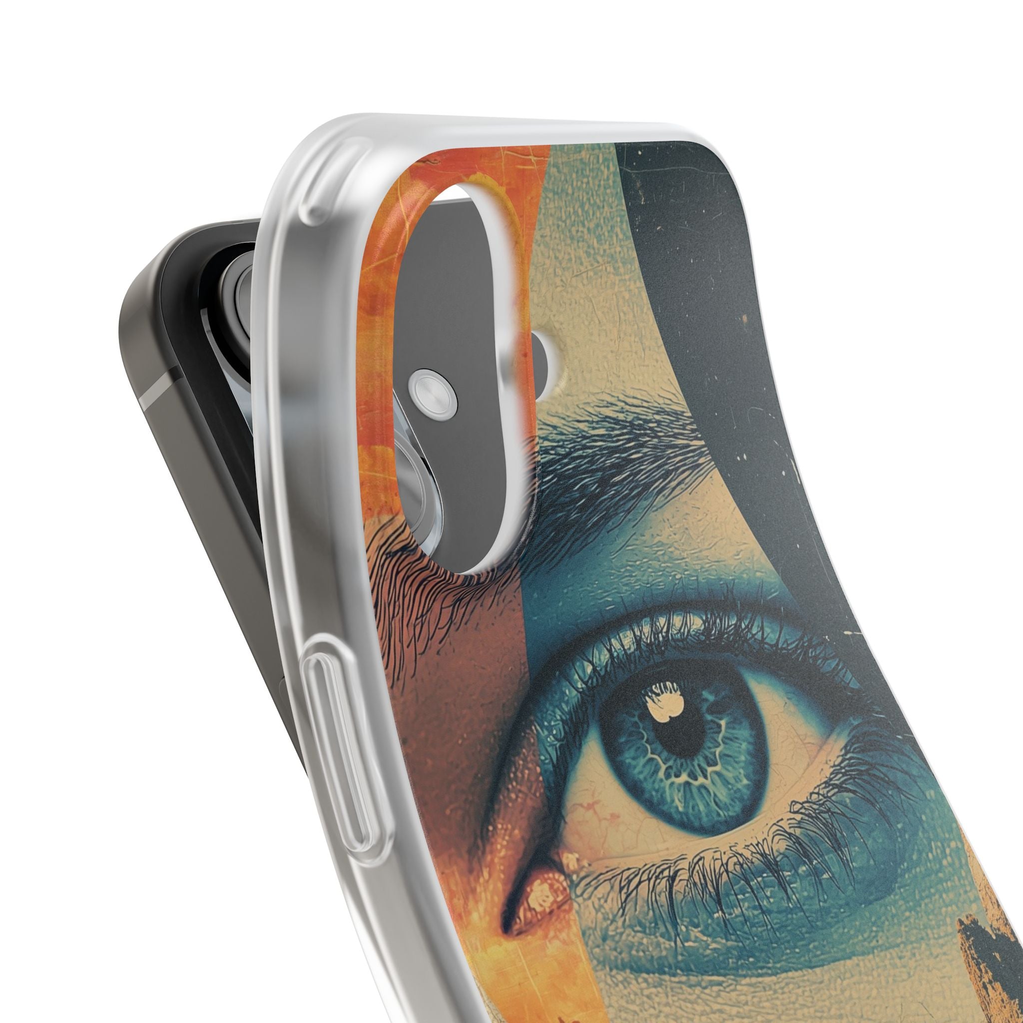 Fragmented Peak Gaze · Soft Phone Case for iPhone
