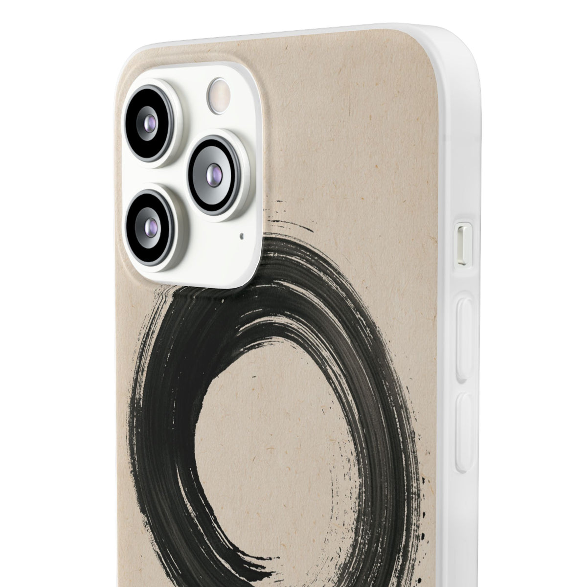 Zen Ensō Circle · Lite Phone Case for iPhone · Beige
