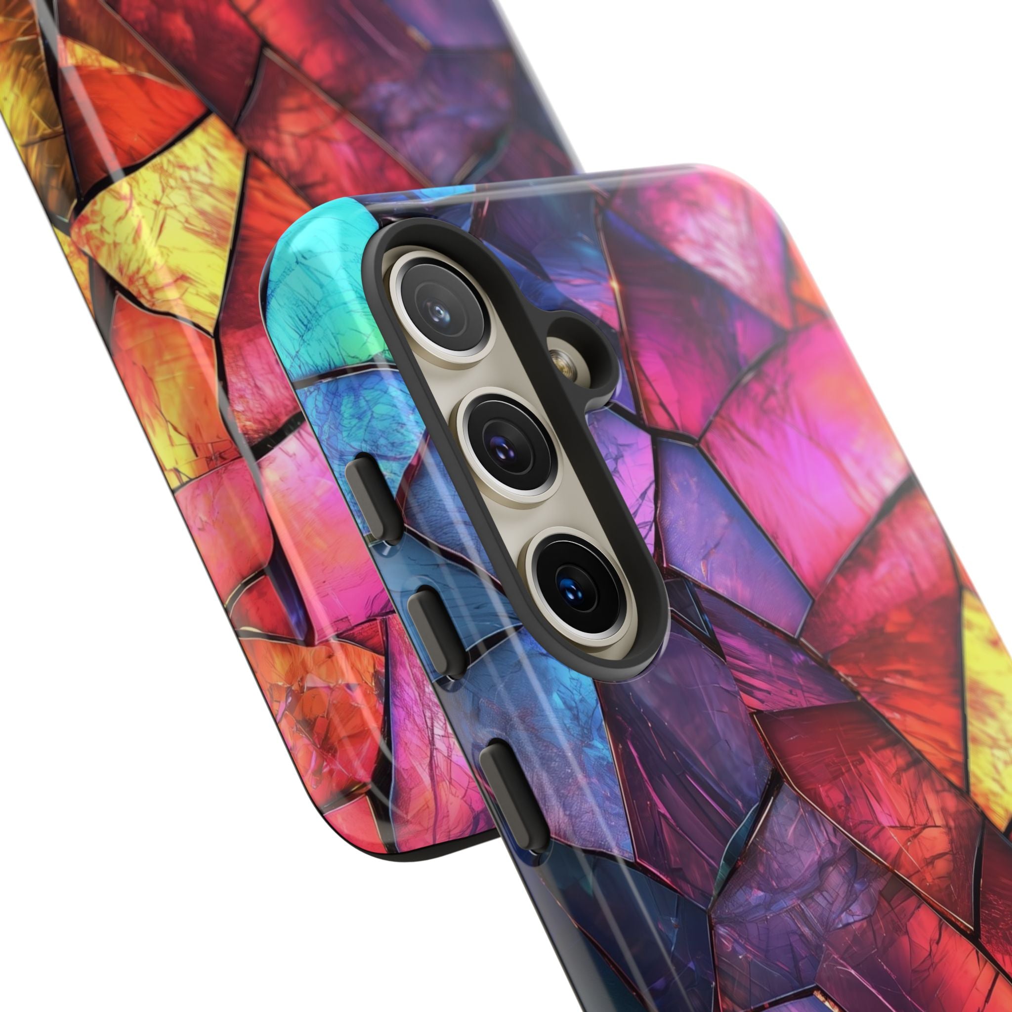 Cracked Prism Samsung S24 Case - Tough