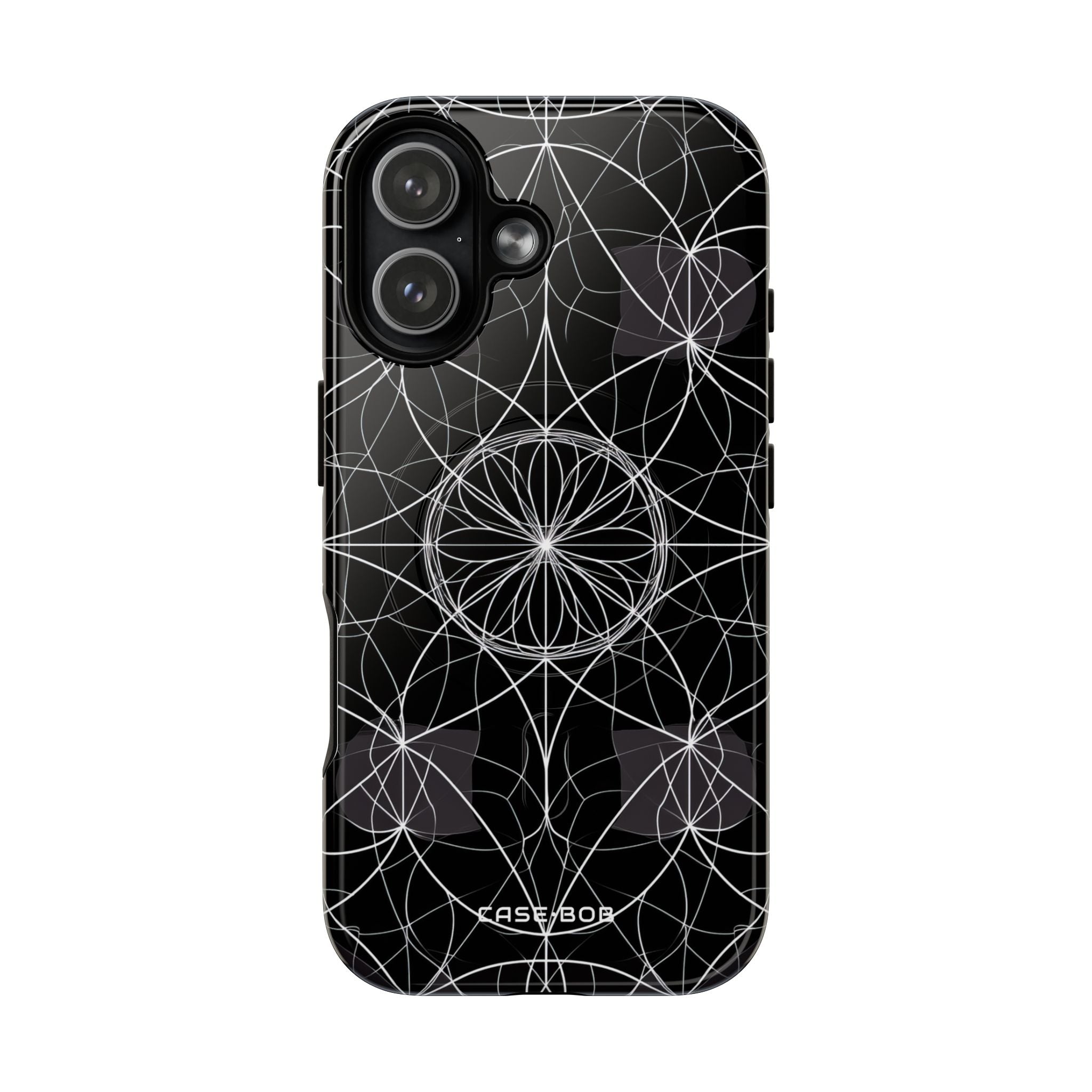 Radiant Petal Orbit iPhone 17 Case - Tough+ - CASE•BOB