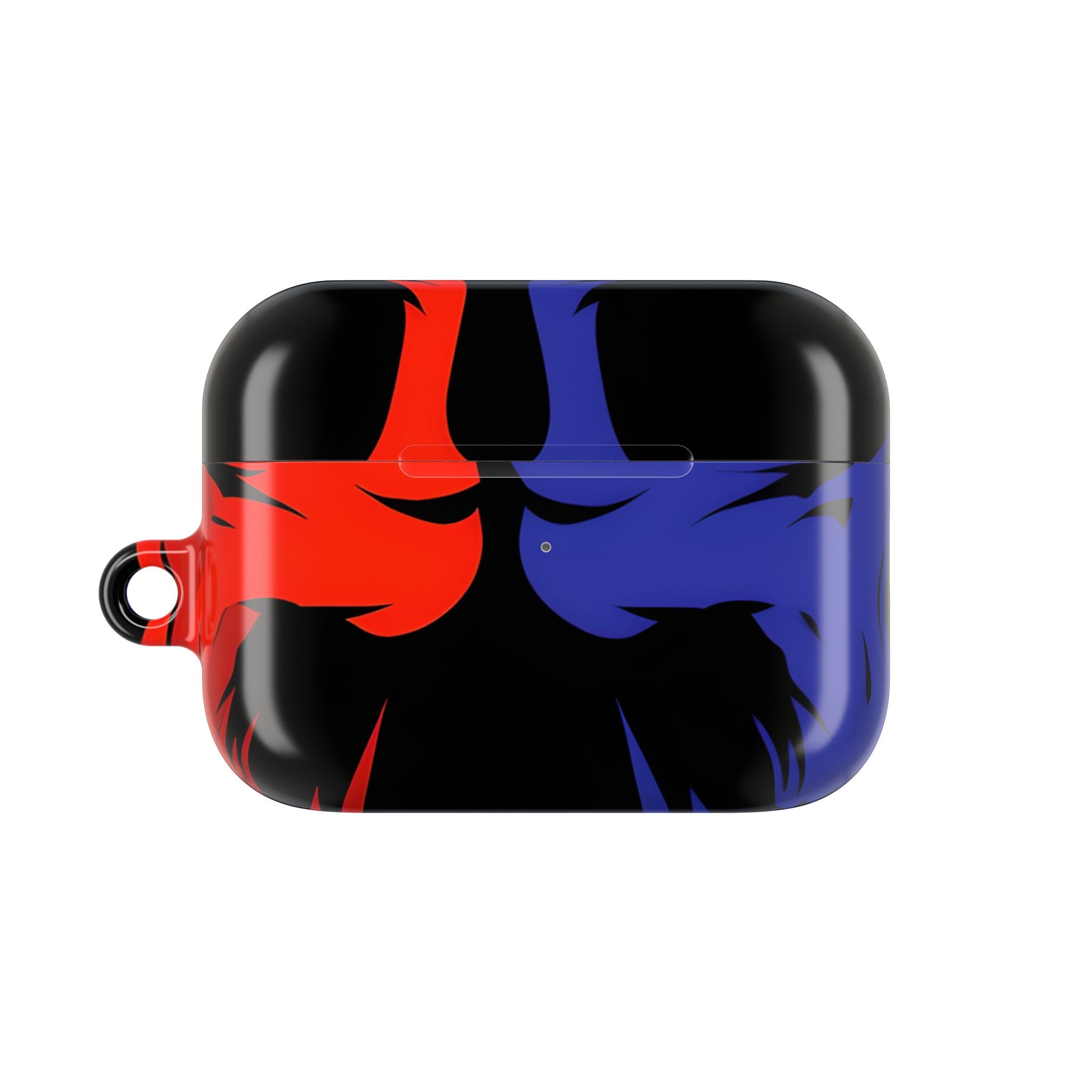 Dual Skulls RedBlue - AirPods Cover