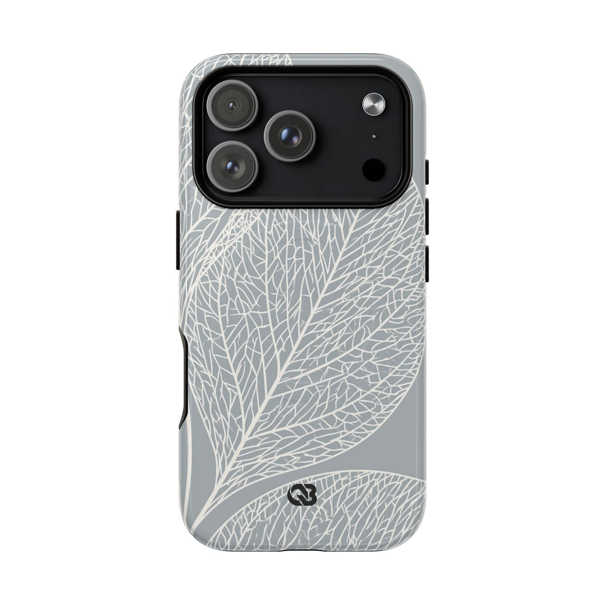 Minimal Leaf Skeleton · Tough 2.0 Magnetic Phone Case for iPhone · Grey