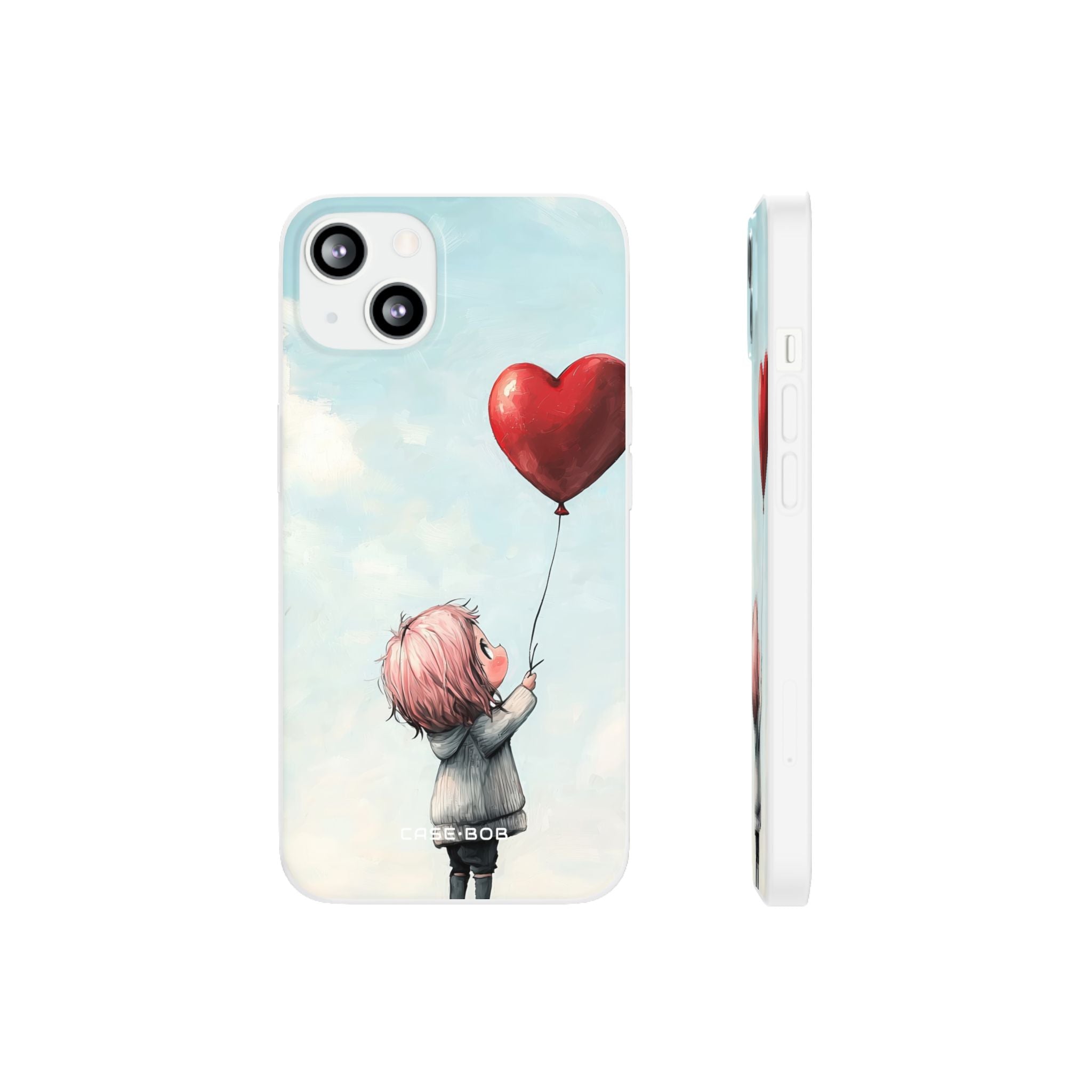 Heart Balloon Glow iPhone 13 - Soft