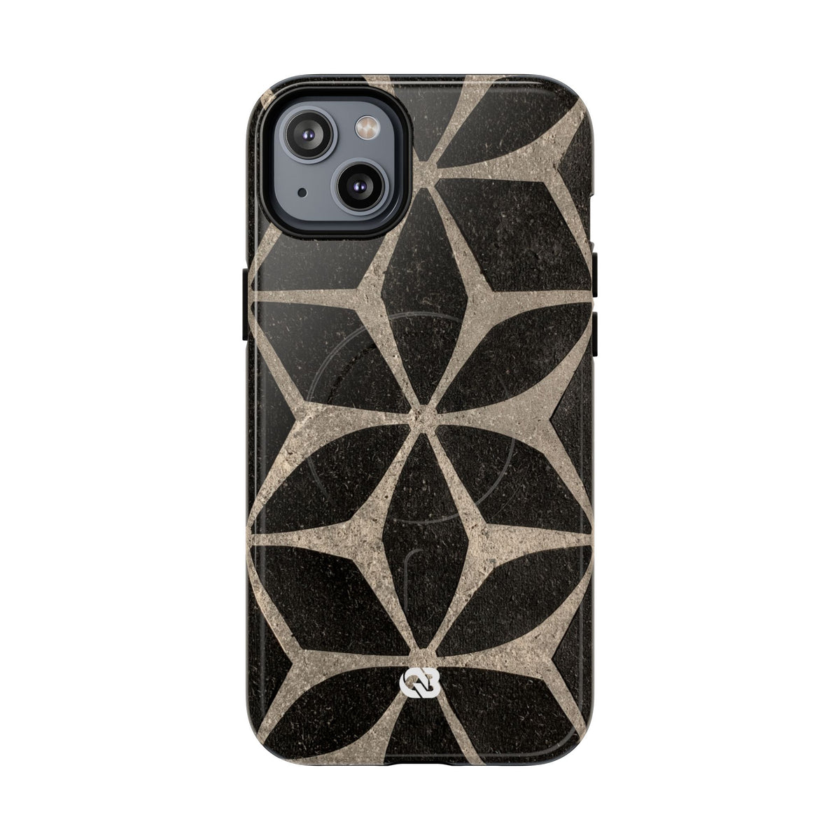 Concrete Mosaic Star · Tough 2.0 Magnetic Phone Case for iPhone · Black