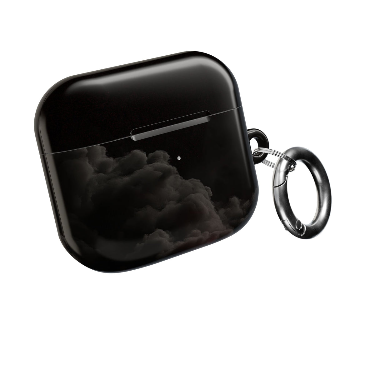 Crimson Fog Void · Hard Case for AirPods & AirPods Pro · Black
