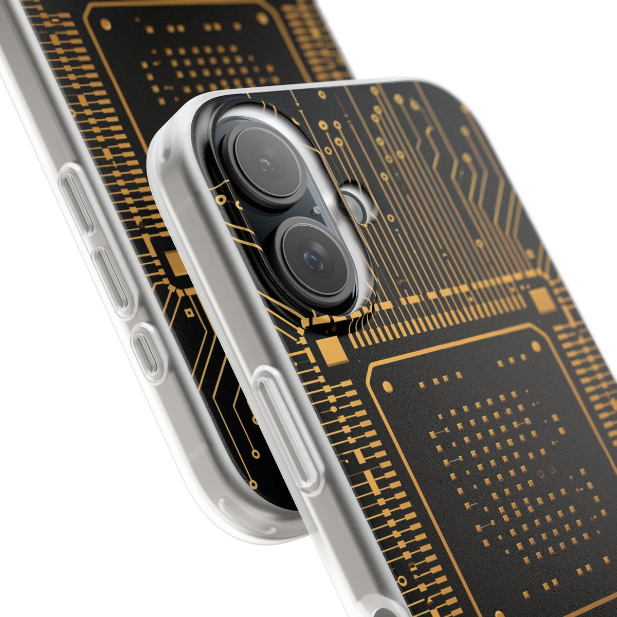 Gold Lite Phone Case for iPhone - Cyber Gold Processor