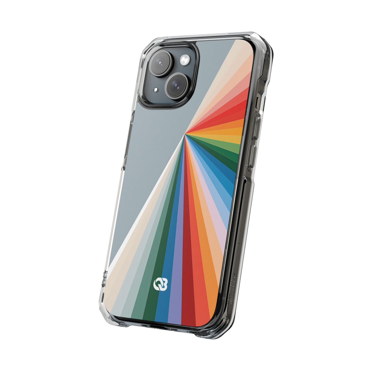 Grey Impact MagSafe Phone Case for iPhone - Slate Prism Burst