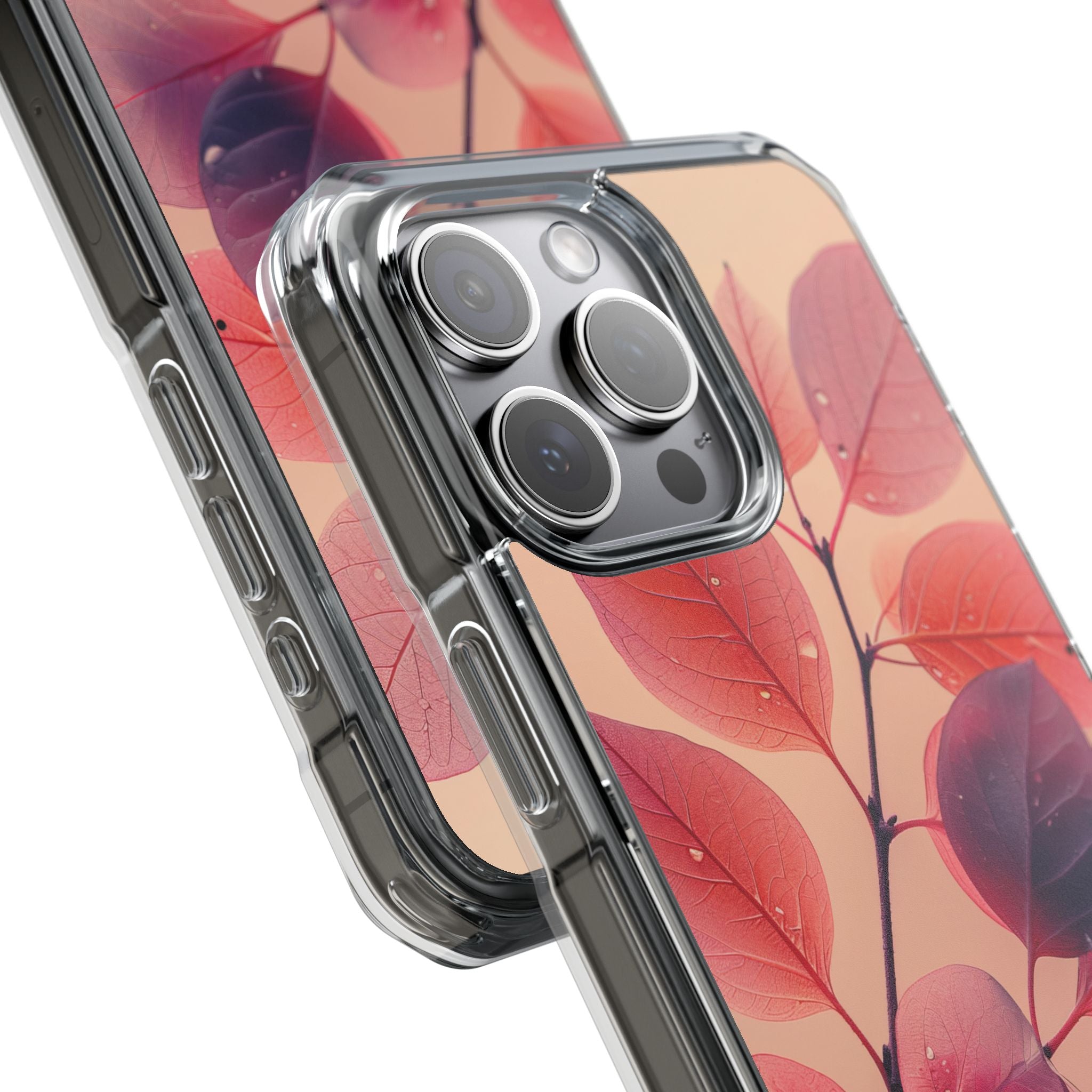 Dewy Magenta Foliage · Impact Phone Case for iPhone · Magsafe